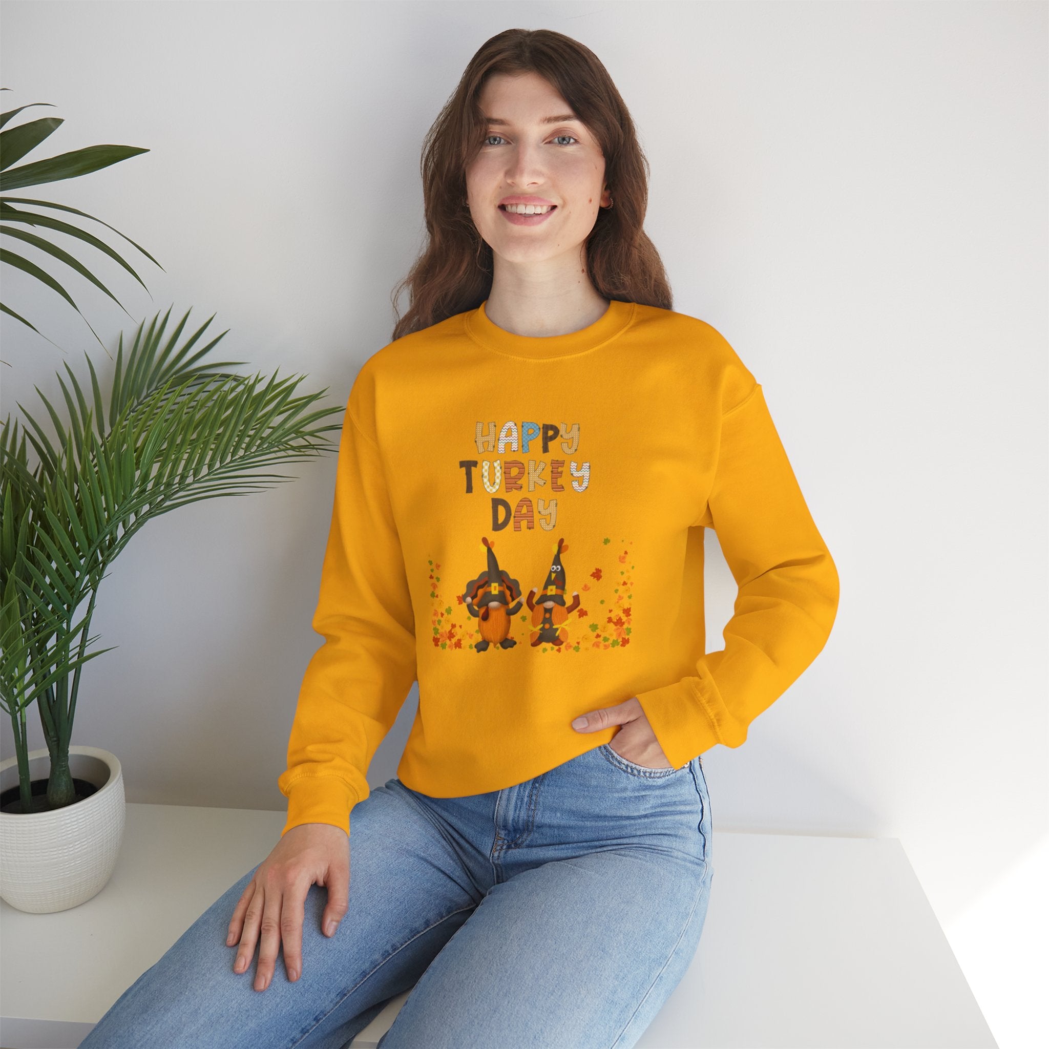 Thankful Day Unisex Heavy Blend™ Crewneck Sweatshirt