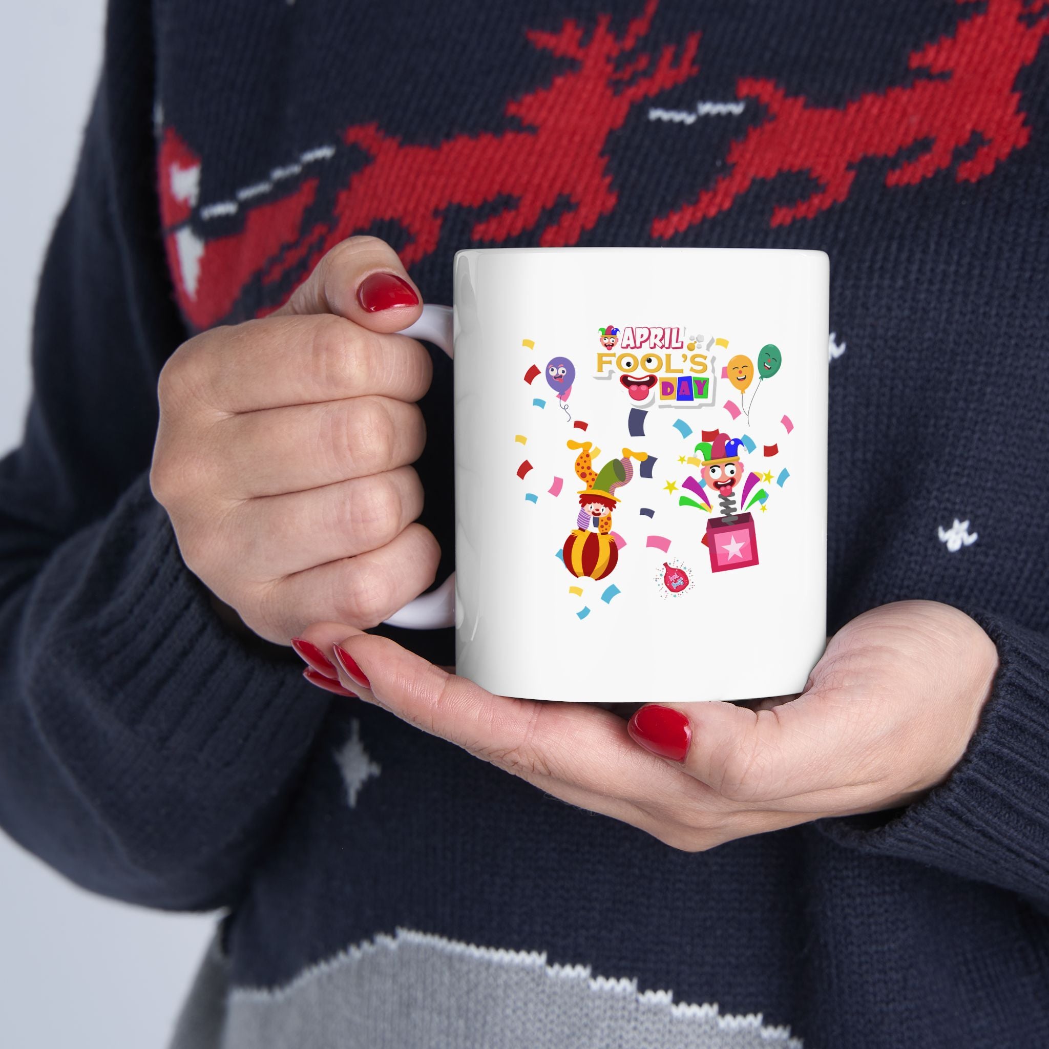 All April Fool's Day Ceramic Mug  (11oz & 15oz)