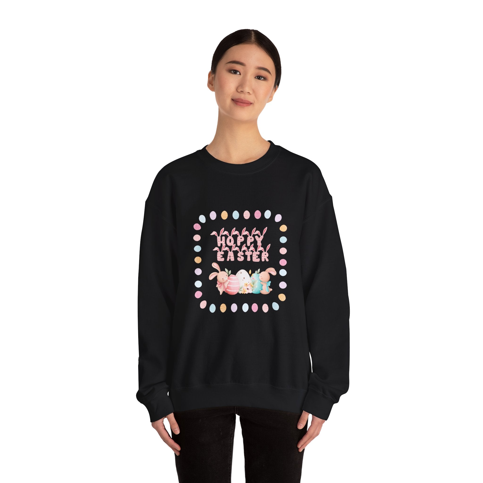 Hoppy Easter Crewneck Sweatshirt  Unisex Heavy Blend