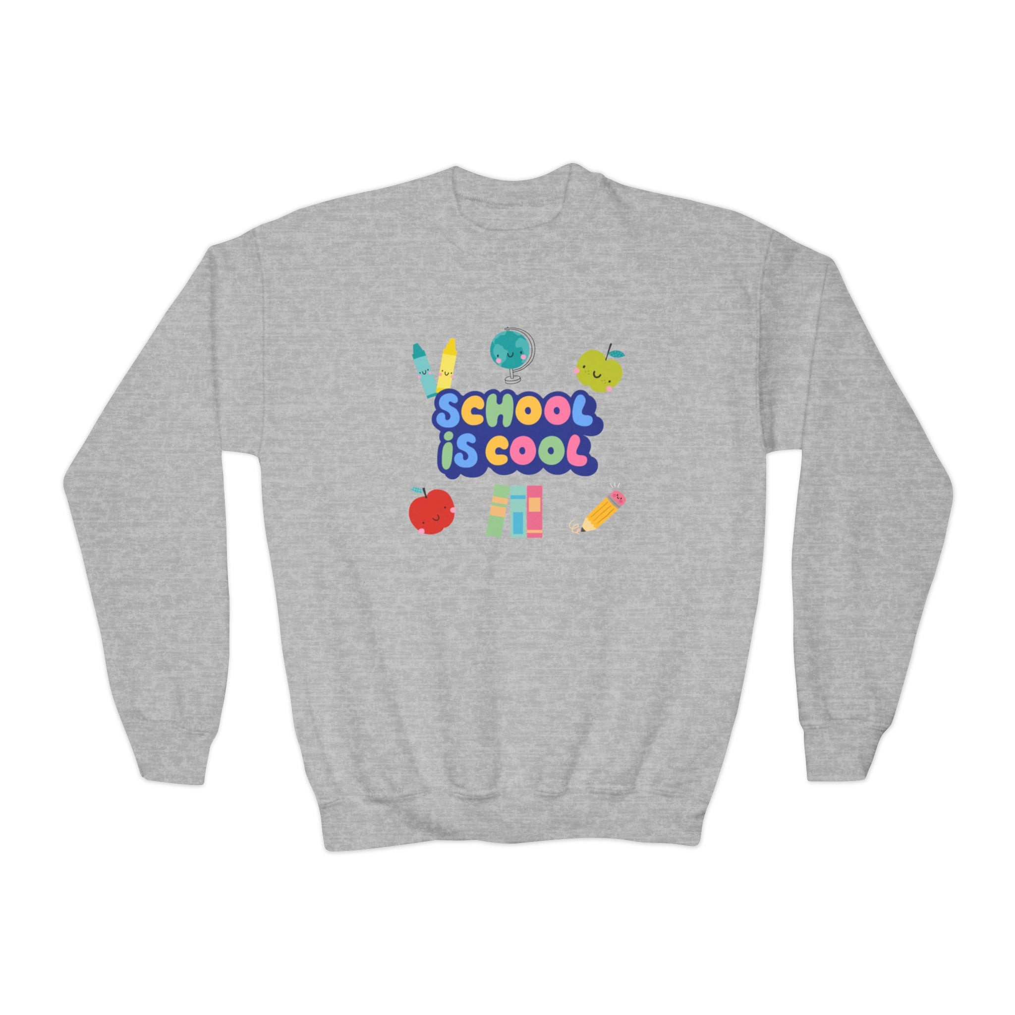 School Is Cool Youth Crewneck Sweatshirt