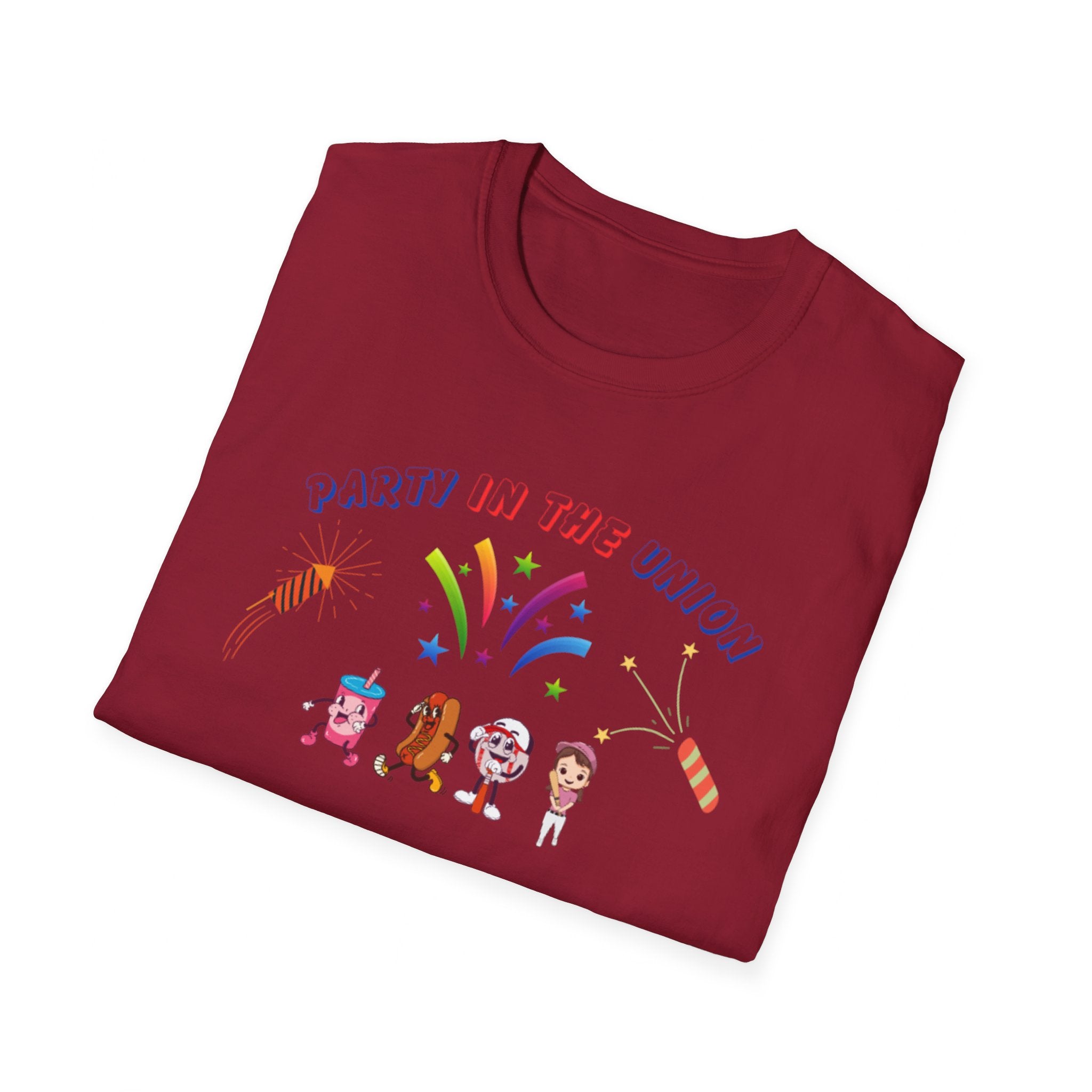 Party In The Union Unisex Softstyle T-Shirt