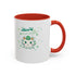 Kiss Me I'm Irish Cat  Accent Mug