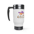 Spooky Season Stainless Steel Travel Mug with Handle, 14oz