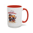 Happy 4th of July Teddy Bear Couple Coffee Mug