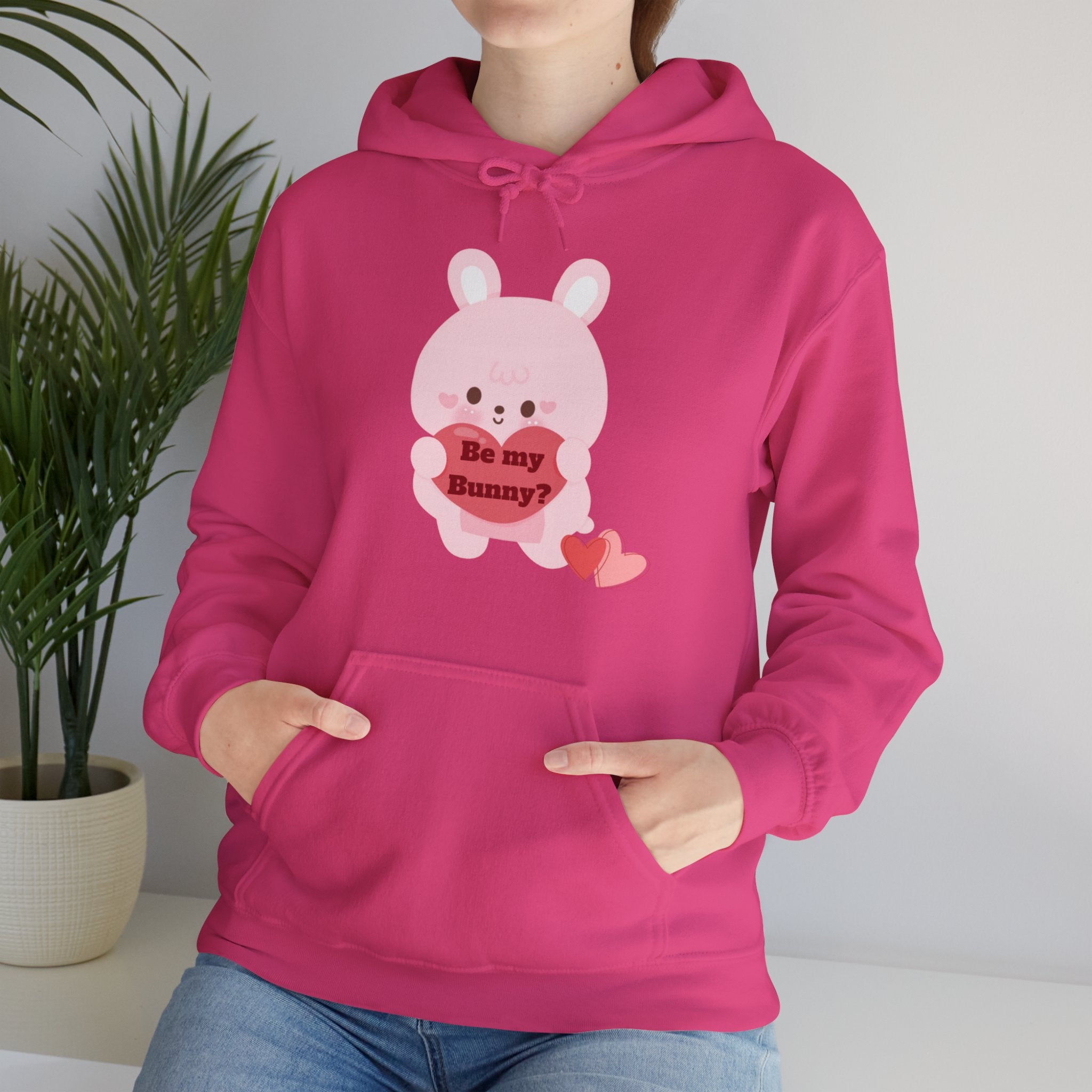 V-Day Bunny Unisex Heavy Blend™ Hooded Sweatshirt