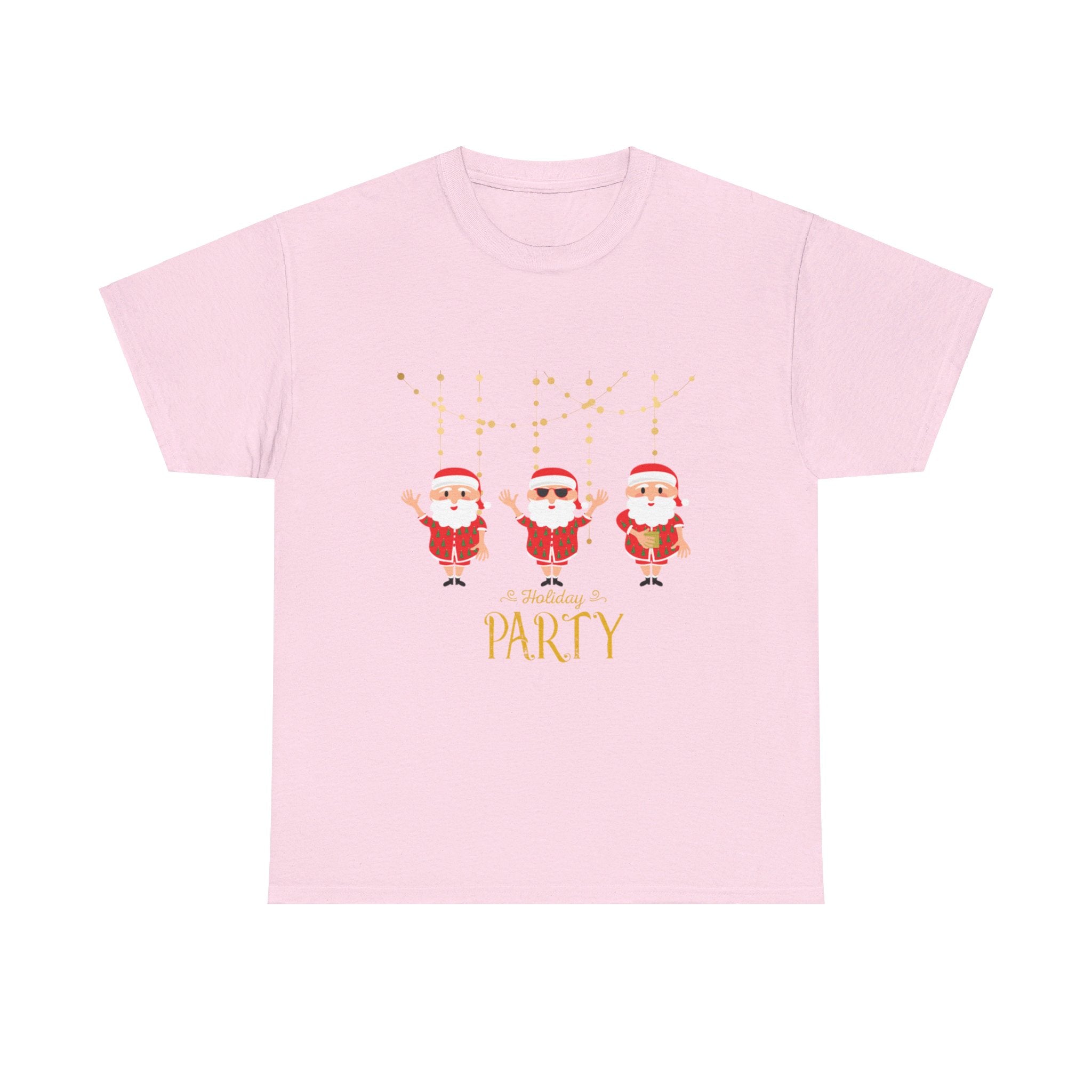 Santa's Holiday Party Unisex Heavy Cotton Tee
