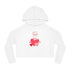 Be My Sweetheart Women’s Cropped Hooded Sweatshirt