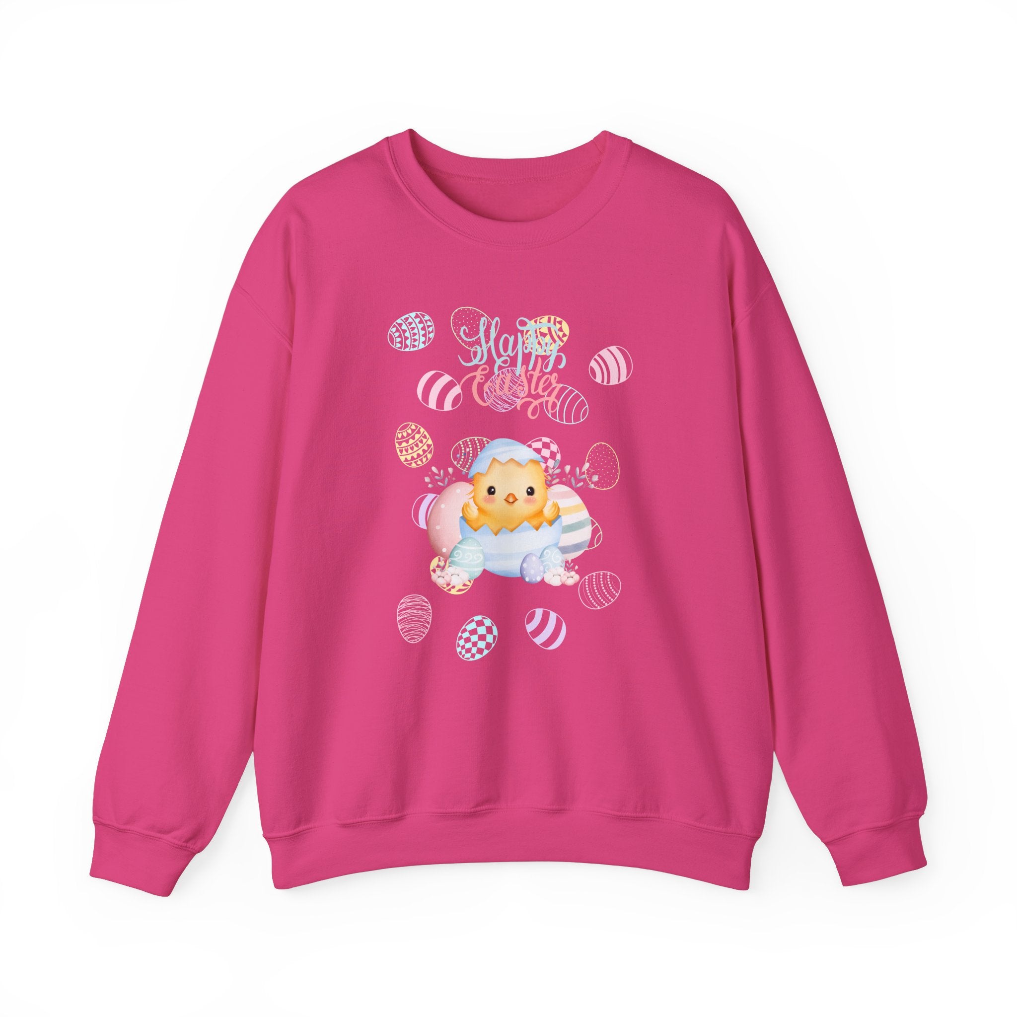 Chick Happy Easter Crewneck Sweatshirt - Unisex Heavy Blend™