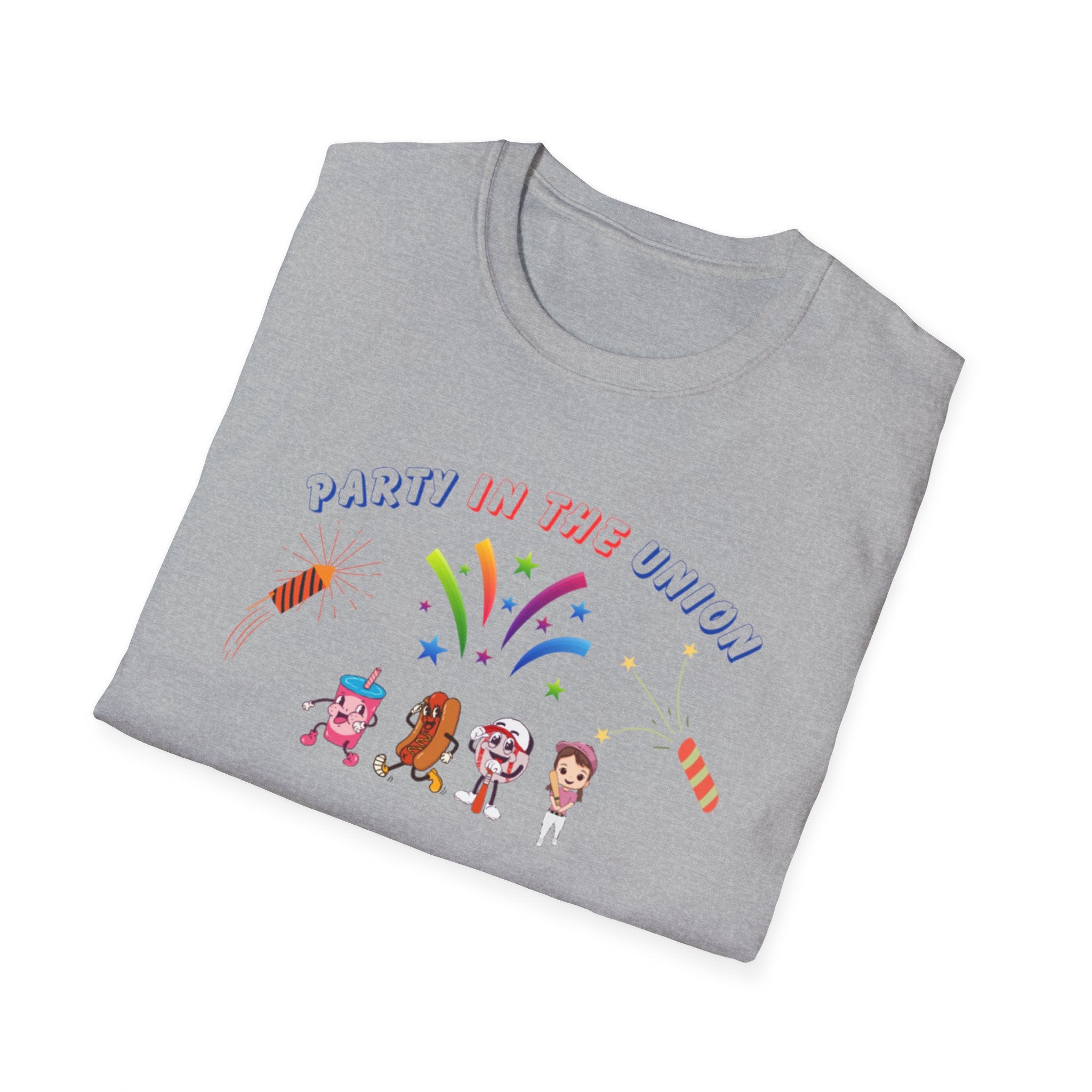 Party In The Union Unisex Softstyle T-Shirt