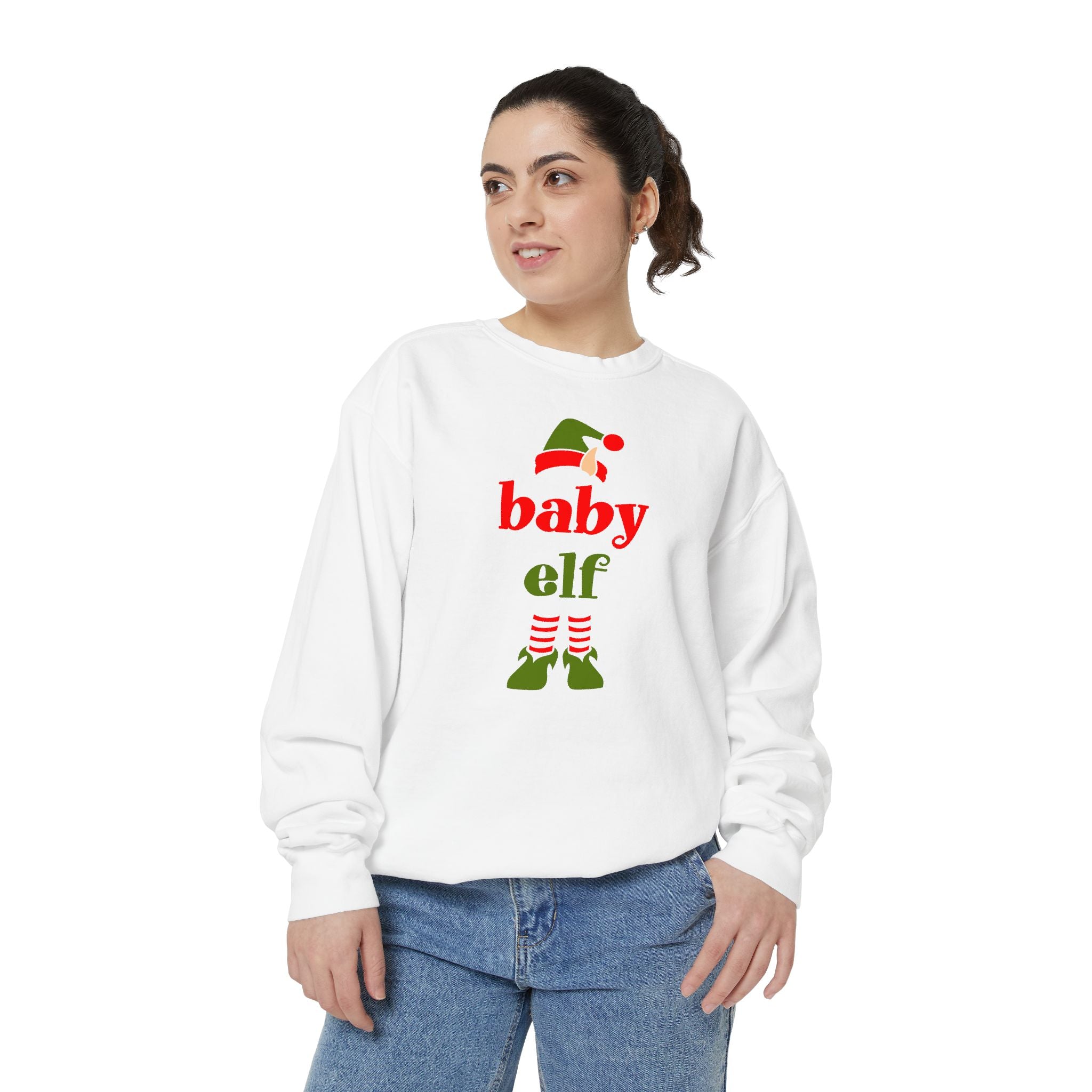 Baby Elf Unisex Garment-Dyed Sweatshirt