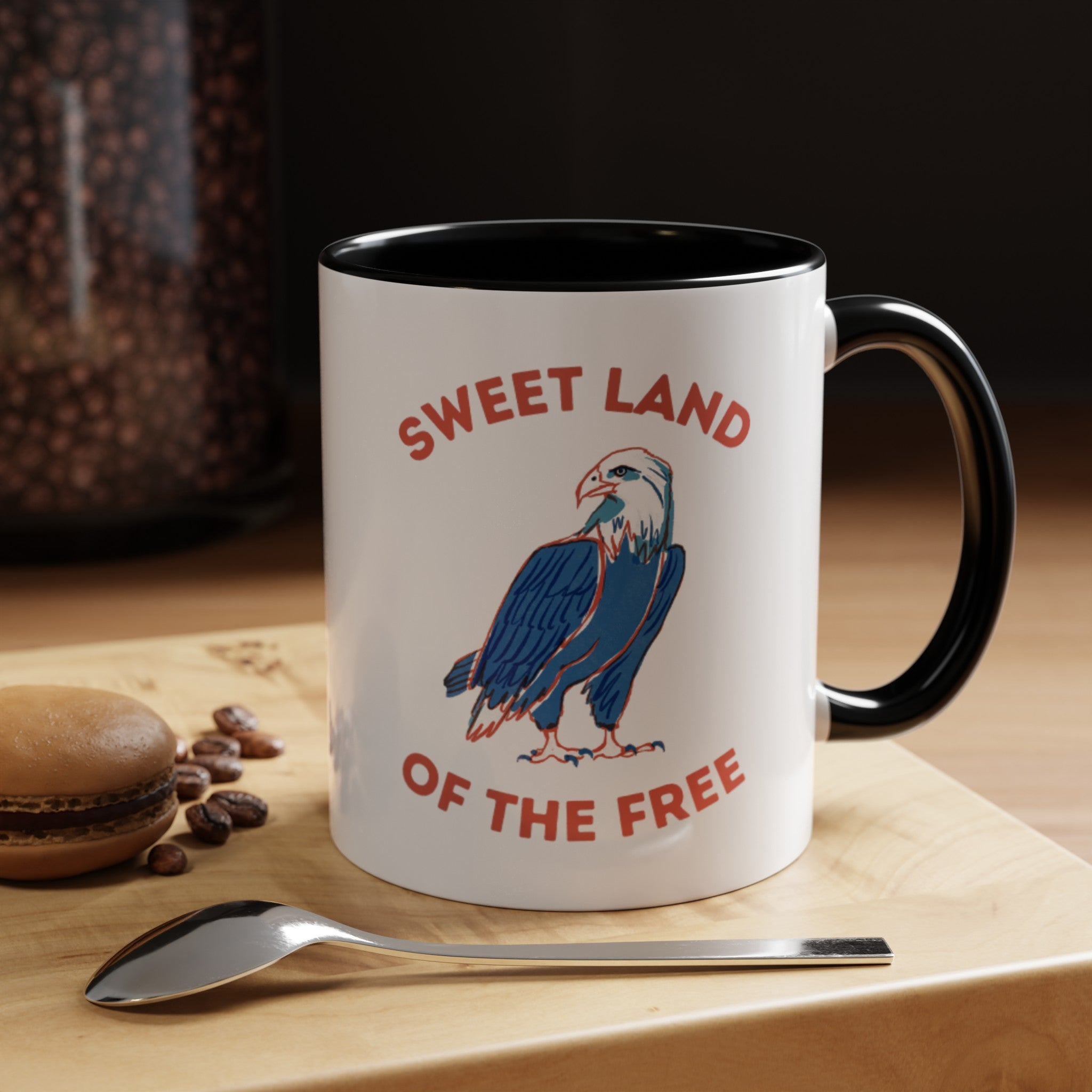 Sweet Land Of The Free Accent Coffee Mug (11, 15oz)