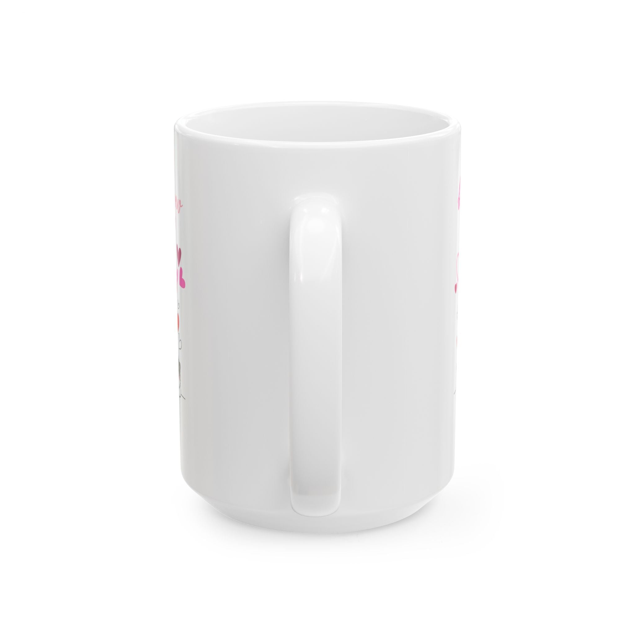 Meow Valentine's Day Ceramic Mug, (11oz, 15oz)