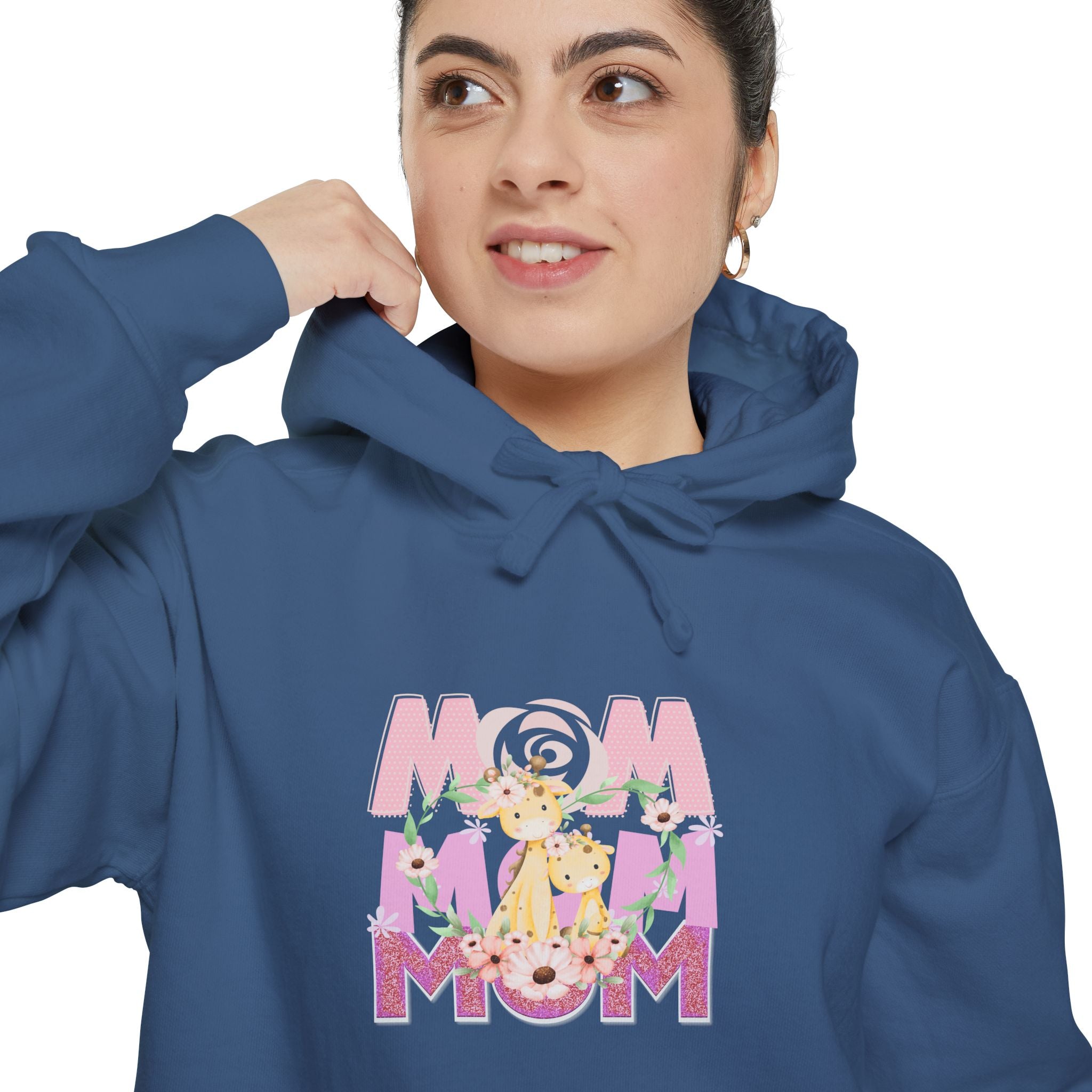 Our First Mother's Day Unisex Garment-Dyed Hoodie