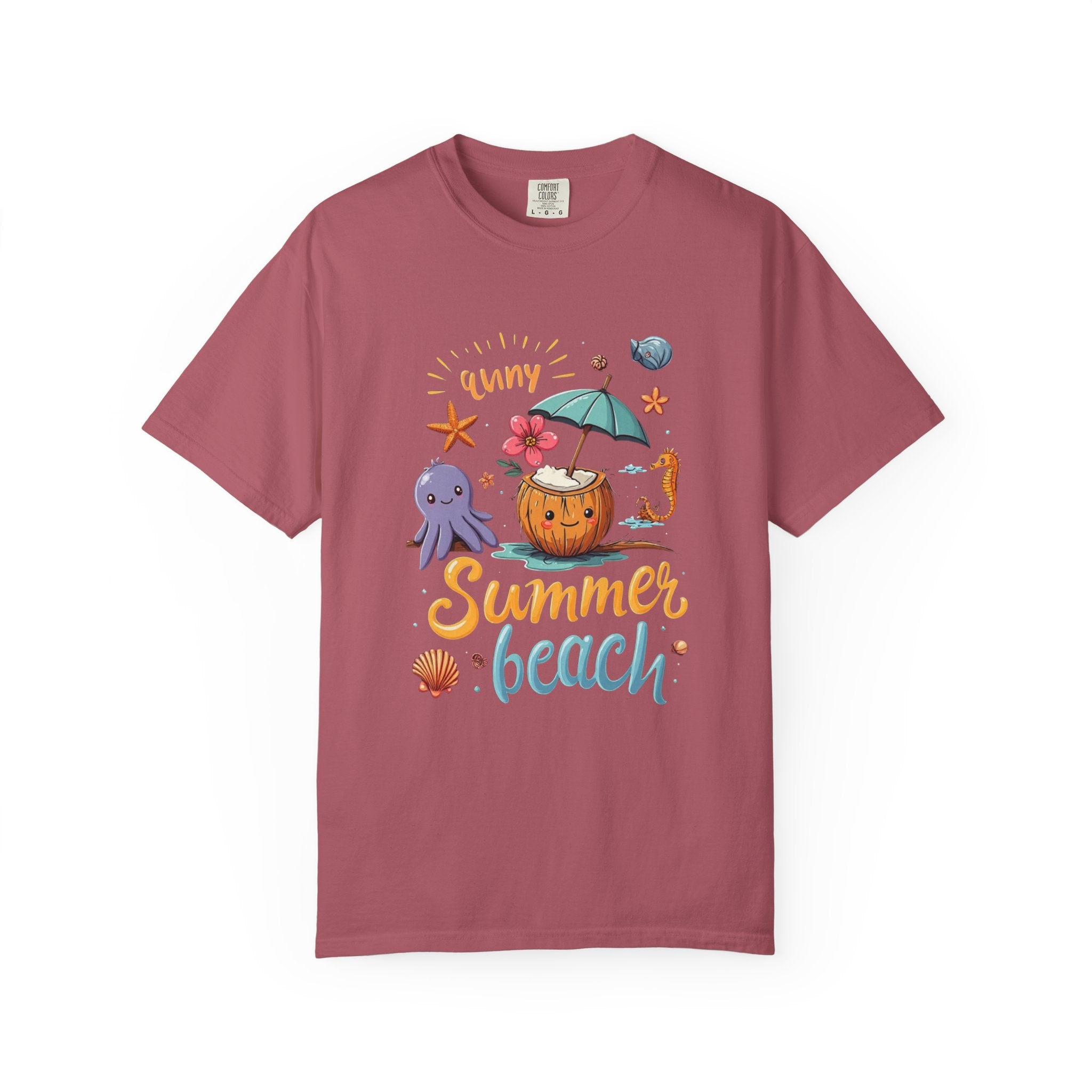 Sunny Summer Beach Fun Unisex T-shirt, Graphic Tee