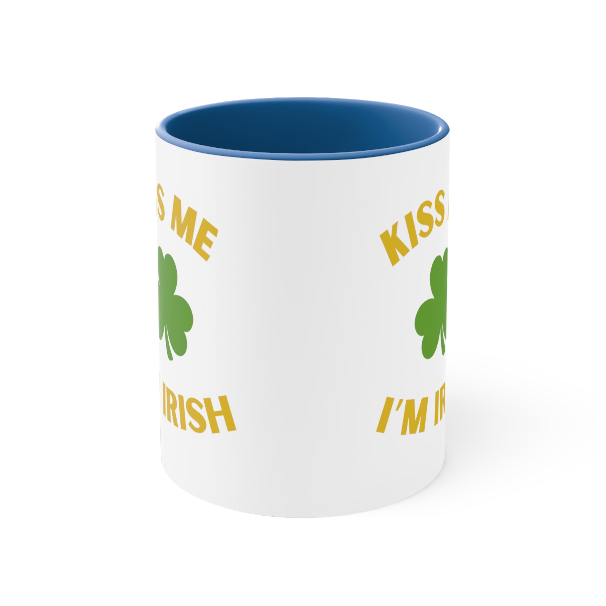 Kiss Me I'm Irish Accent Coffee Mug, 11oz