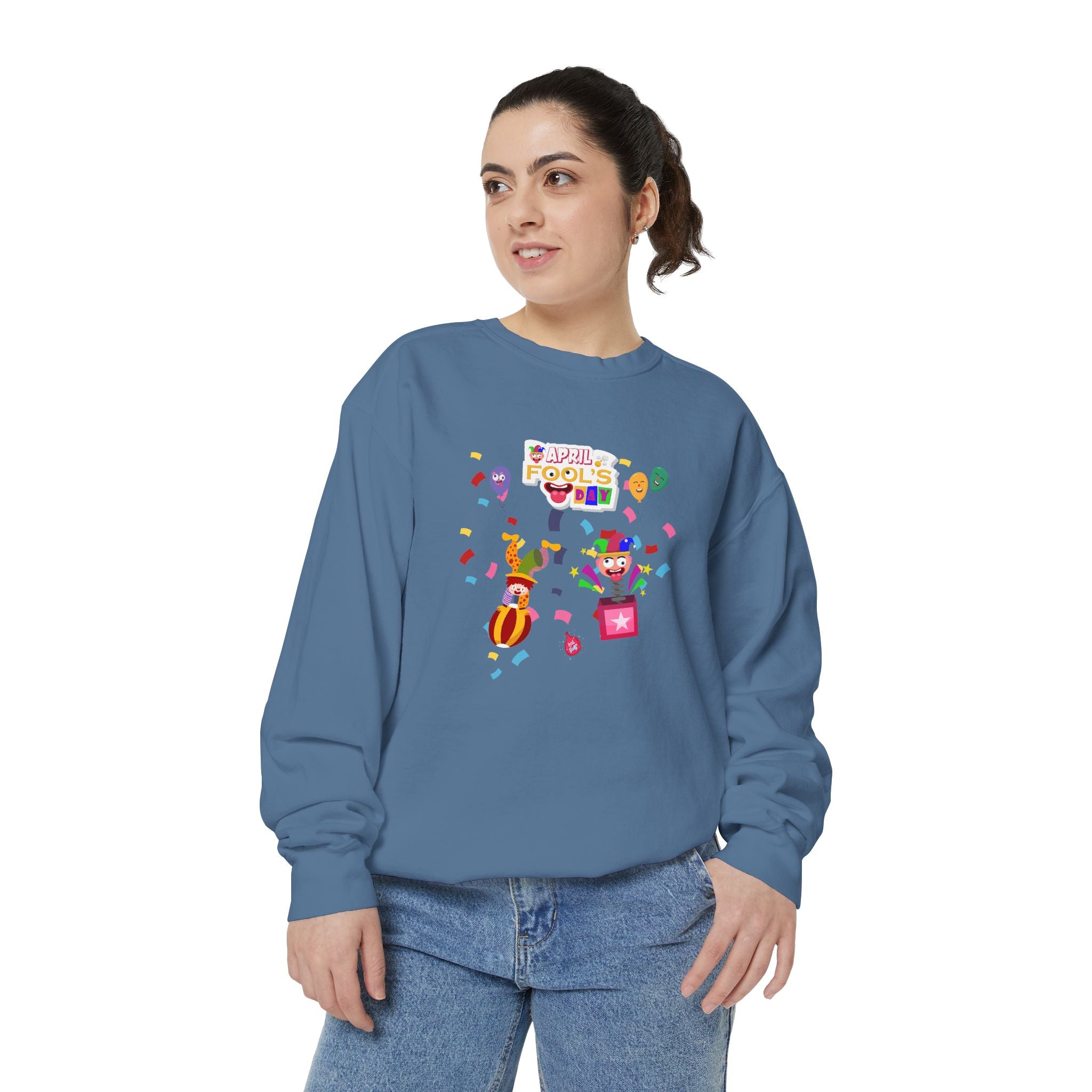 All April Fool's Day Garment-Dyed Sweatshirt