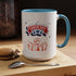 Wish U A Happy Labor Day Accent Coffee Mug (11, 15oz)