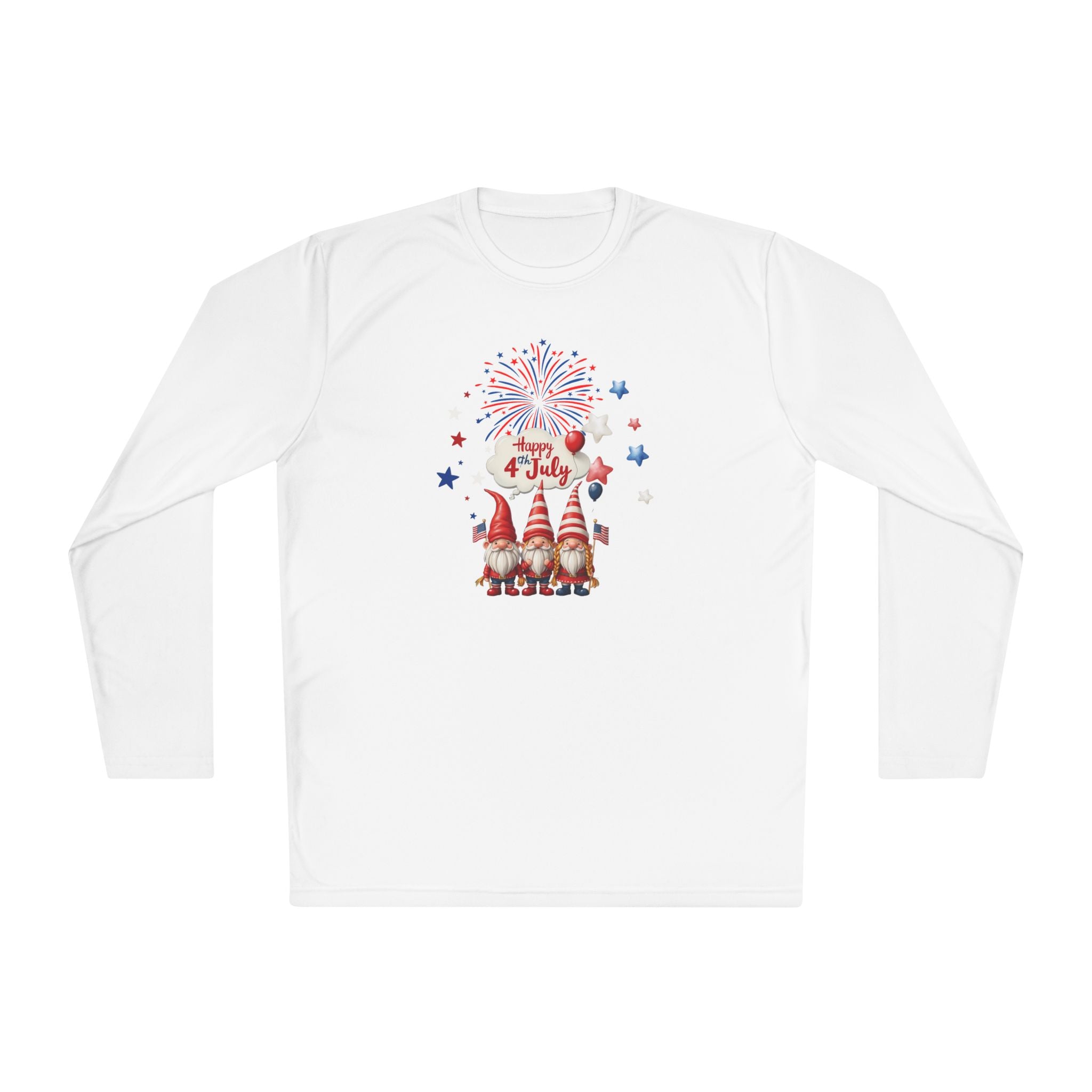 Gnome July 4th  Long Sleeve Tee