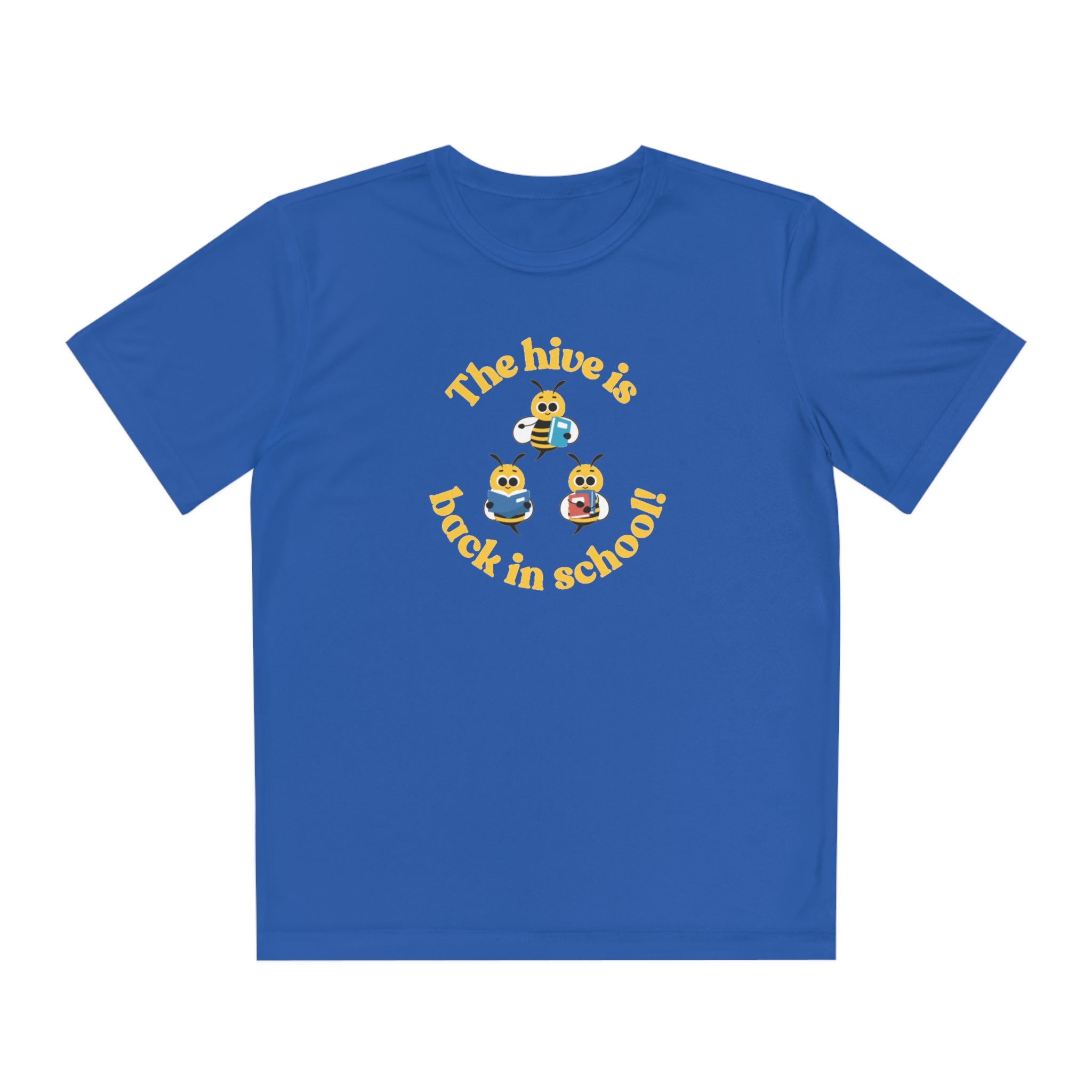 The Hive Is Back In School Youth Competitor Tee