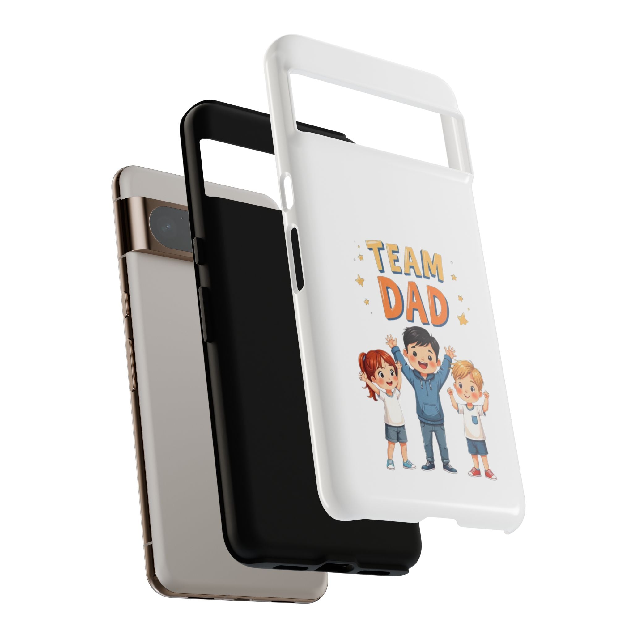 Team Dad Phone Case, Fun Gift for Fathers, Durable Phone Protector, Cute Dad Team Merchandise, Father's Day Special