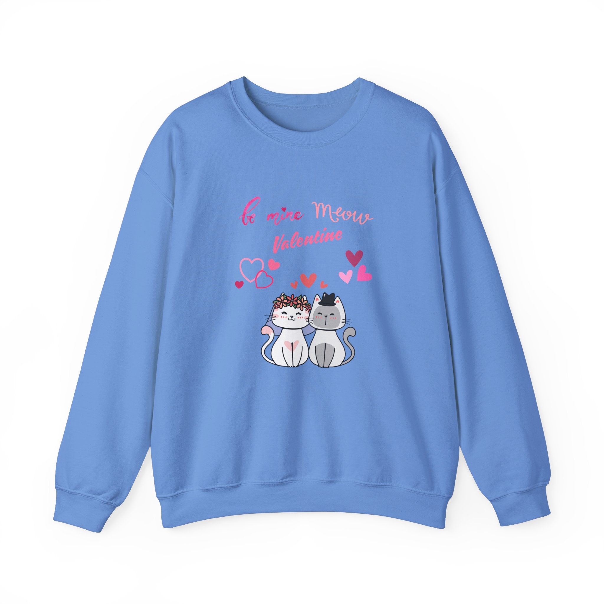 Meow Valentine's Day Unisex Heavy Blend™ Crewneck Sweatshirt