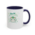 Kiss Me I'm Irish Cat  Accent Mug