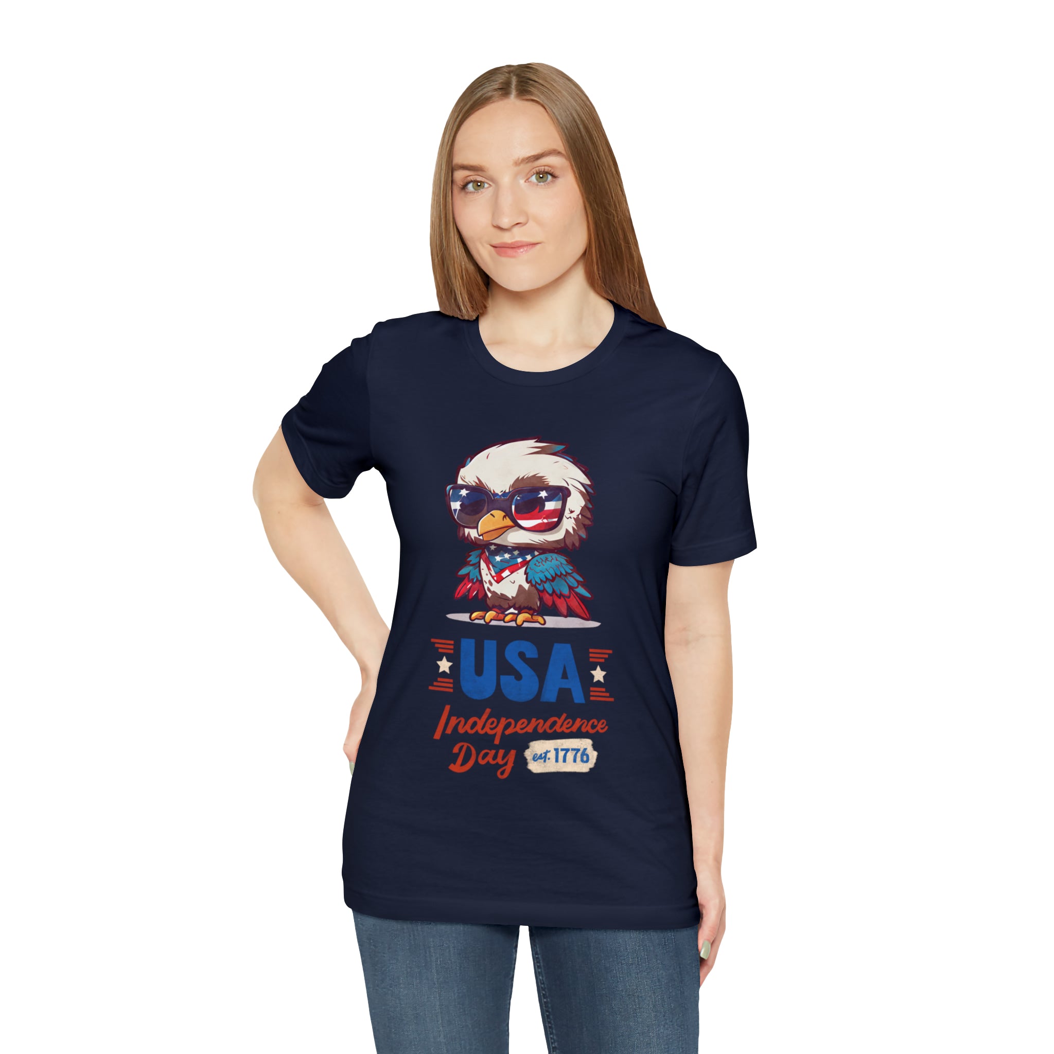 USA Independence Day Unisex Jersey Short Sleeve Tee