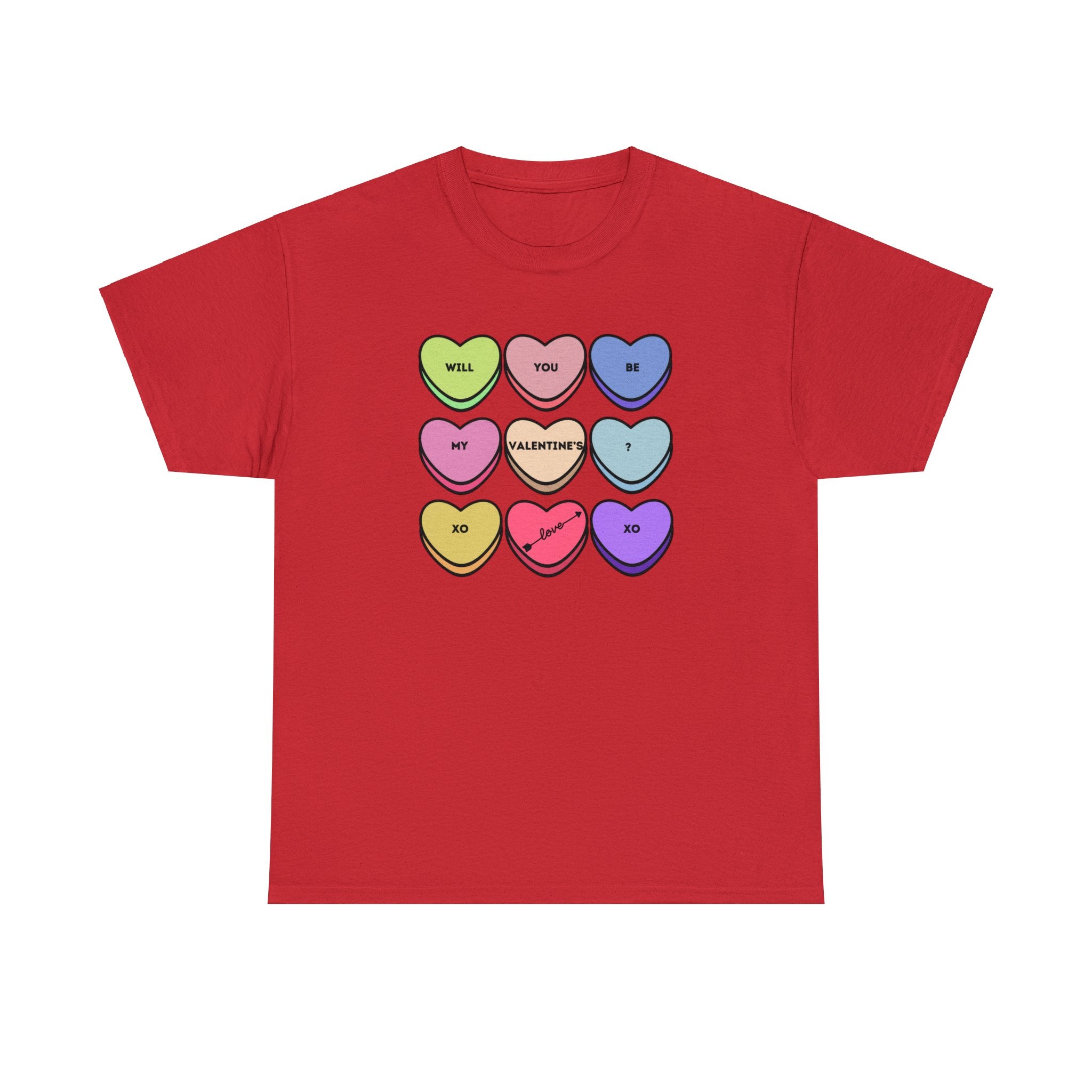 Will You Be My Valentine? Unisex Heavy Cotton Tee