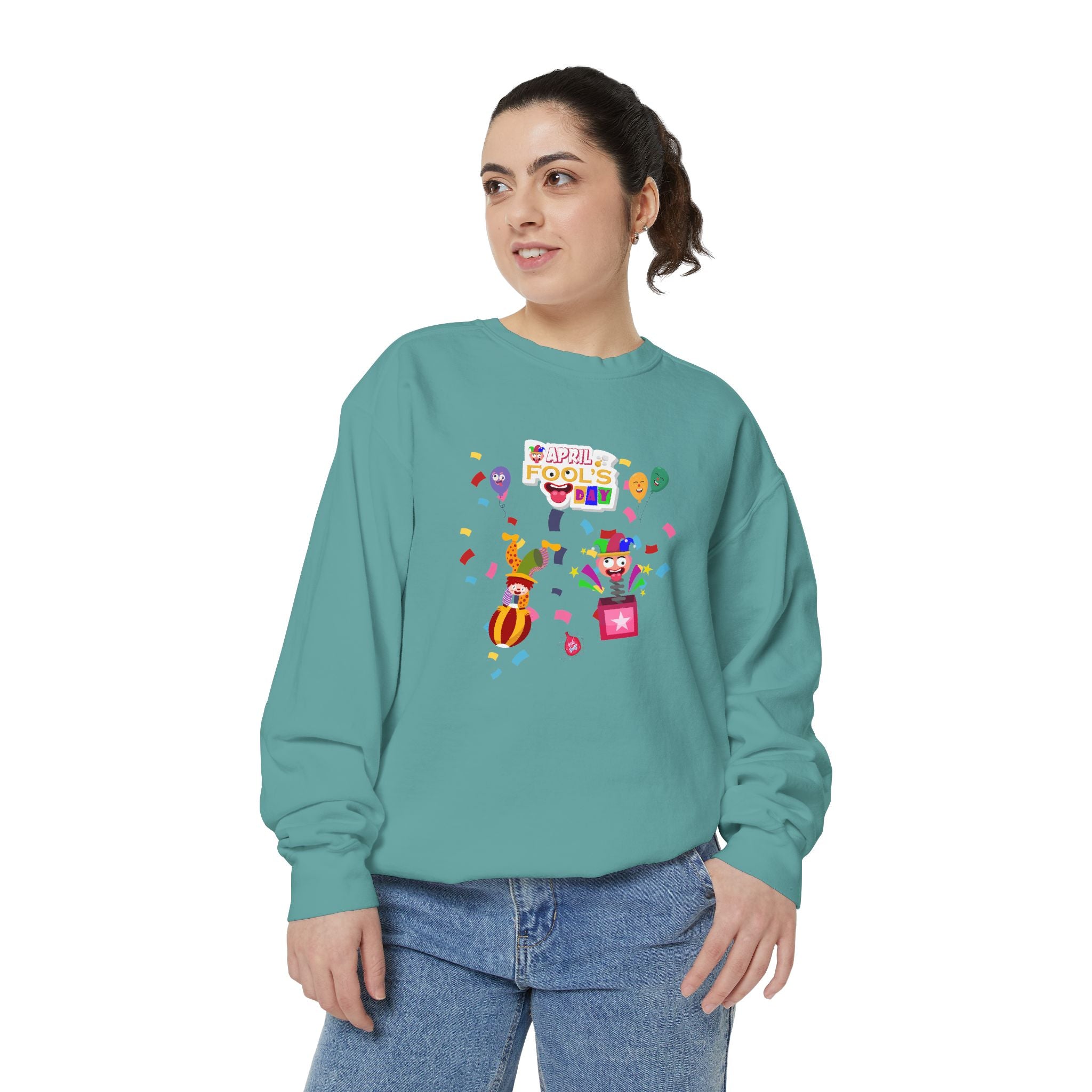 All April Fool's Day Garment-Dyed Sweatshirt