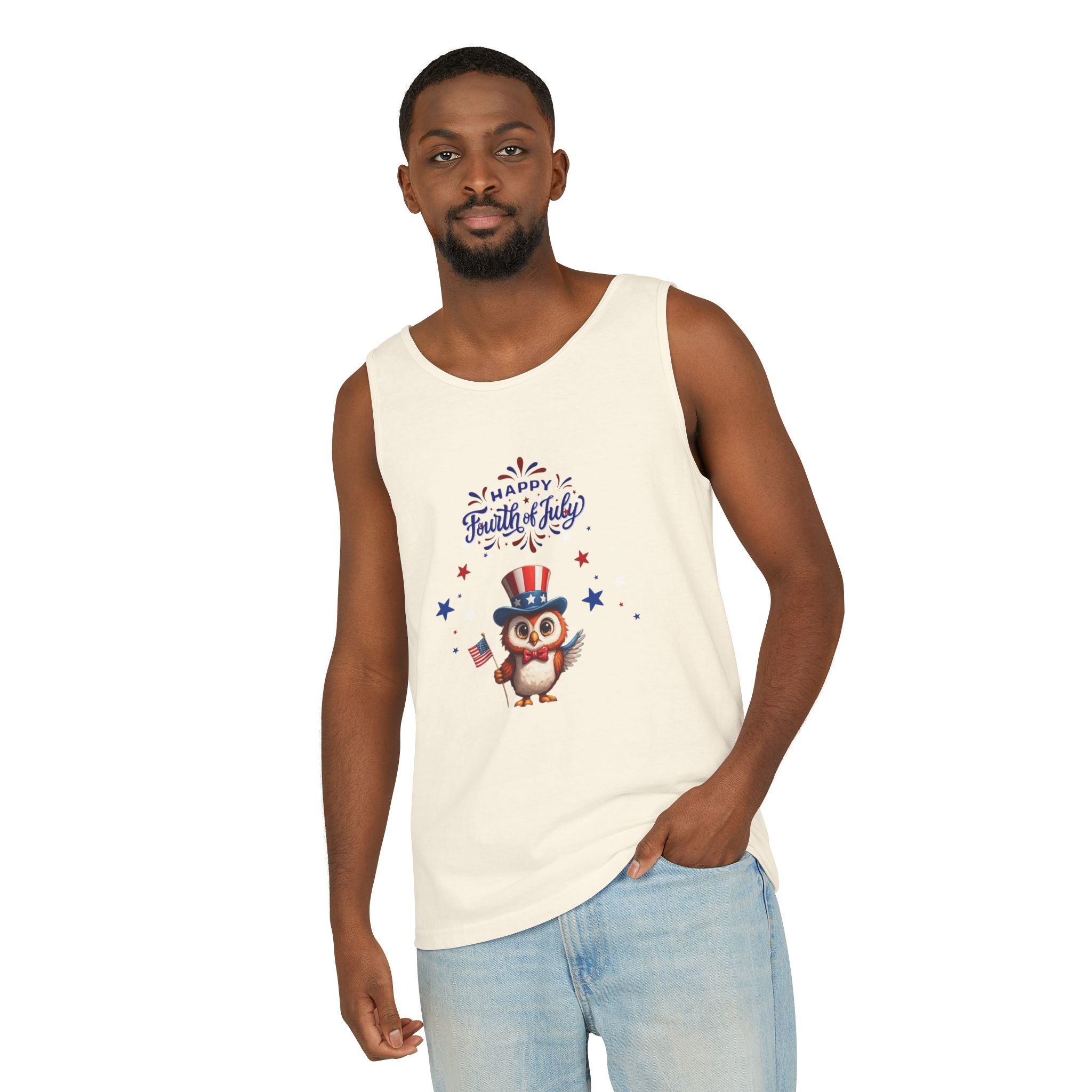 American Eagle Happy 4th of July Tank Top