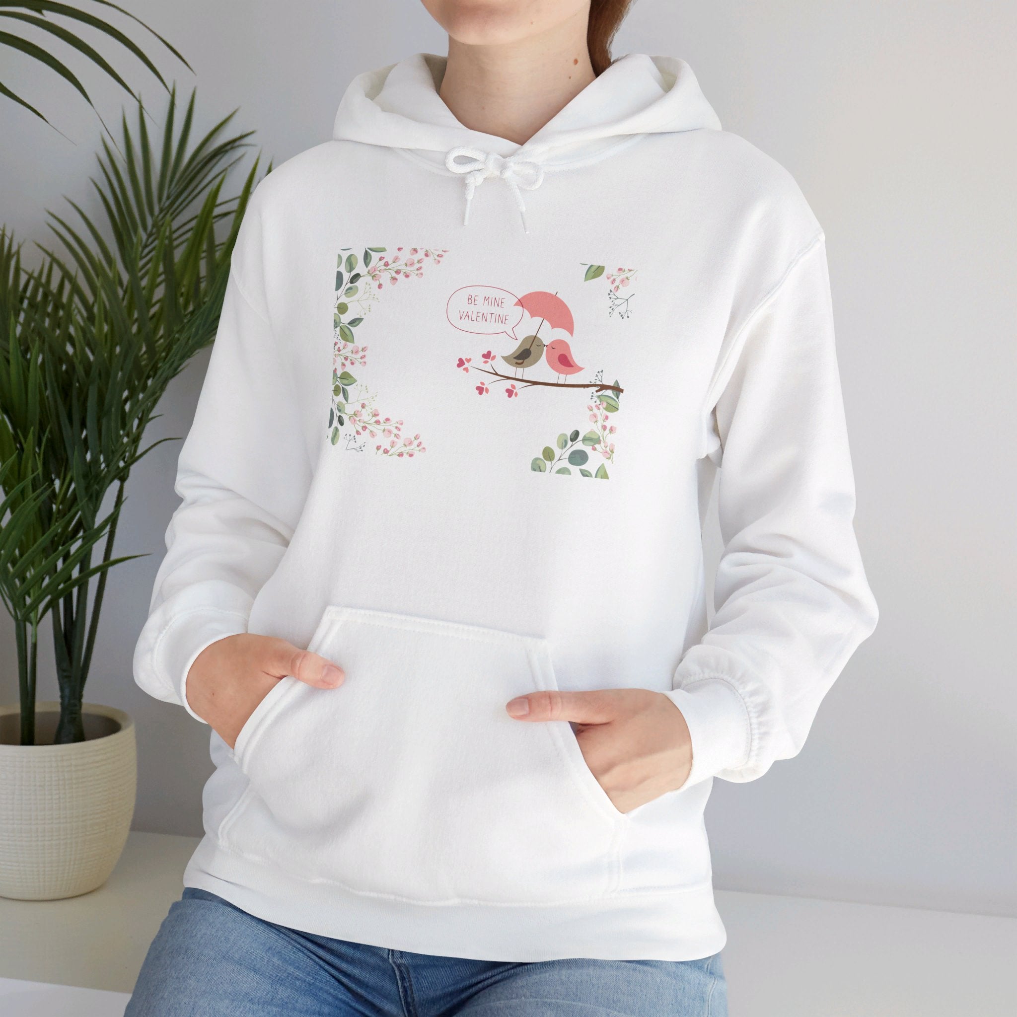 Happy Valentine's Day Lovers Unisex Heavy Blend™ Hooded Sweatshirt