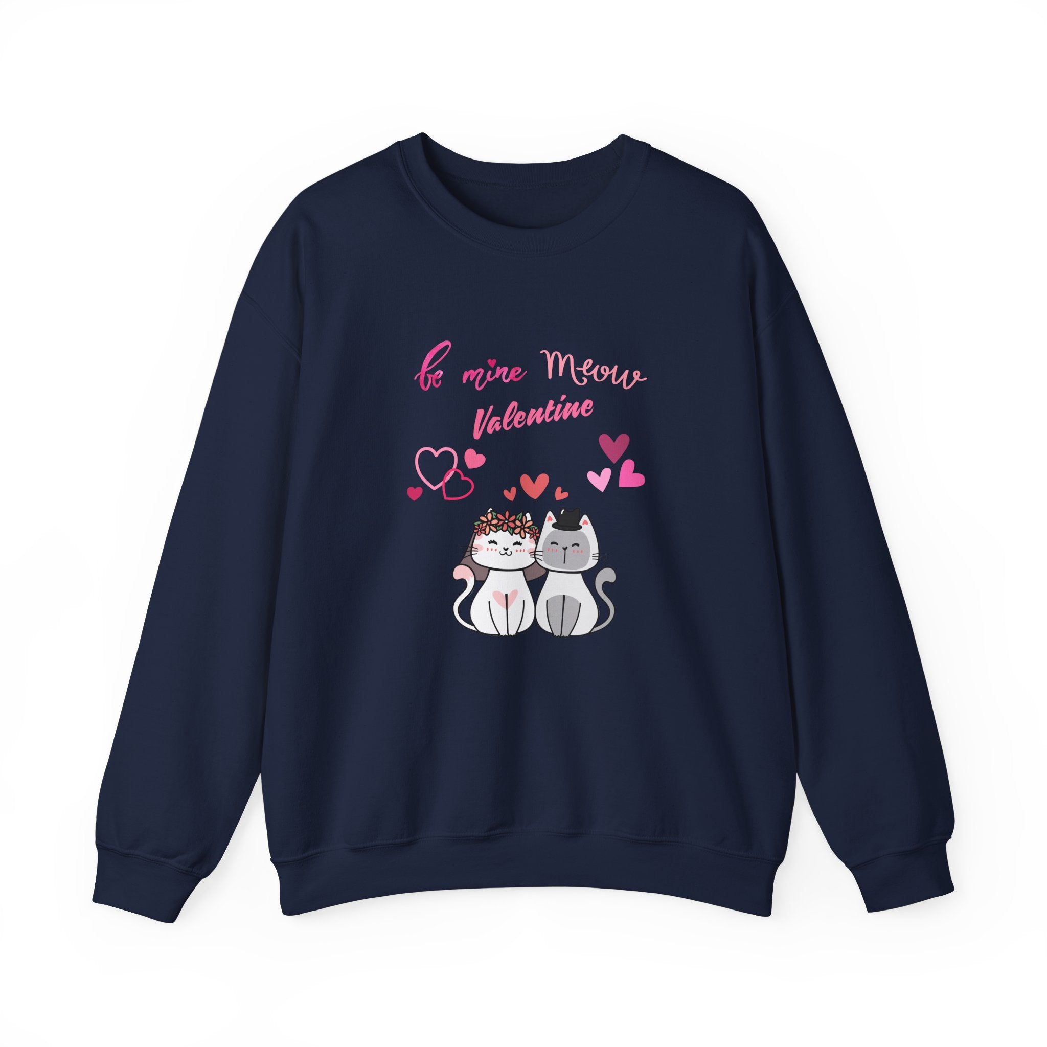 Meow Valentine's Day Unisex Heavy Blend™ Crewneck Sweatshirt
