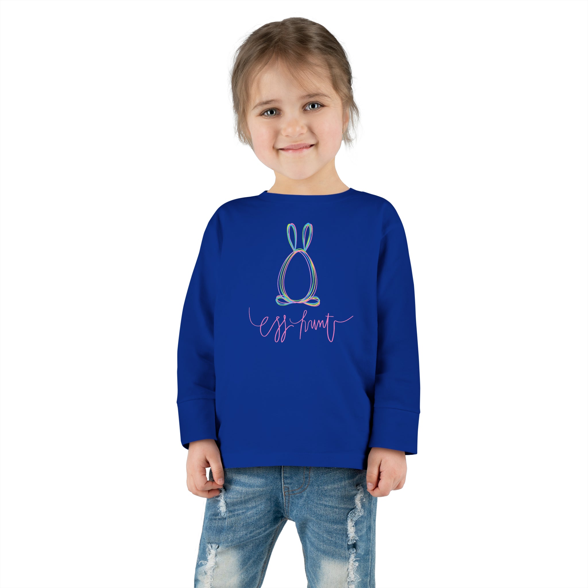 Egg Hunt Toddler Long Sleeve Tee