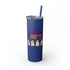 Spooky Season Skinny Tumbler with Straw, 20oz