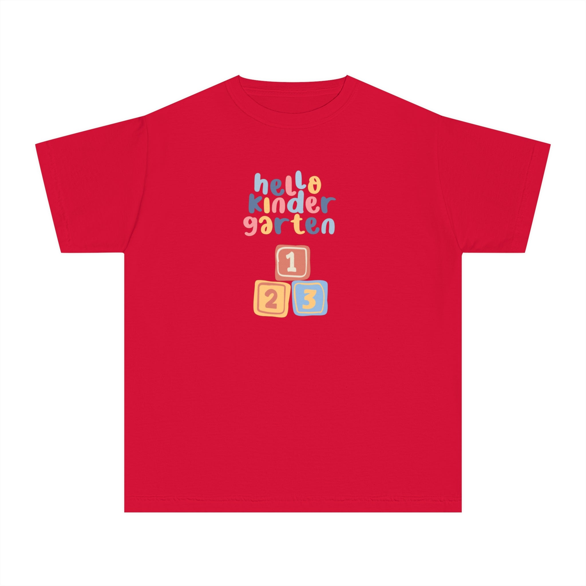 Hello Kindergarten Youth Midweight Tee