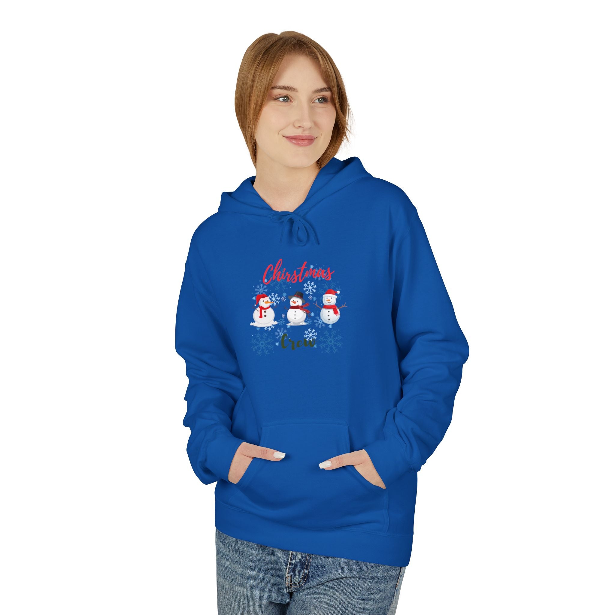 Christmas Crew Unisex Midweight Softstyle Fleece Hoodie