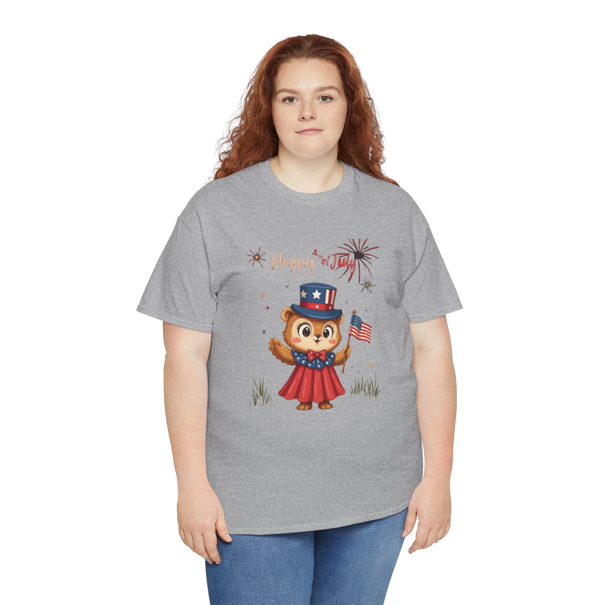 Happy Independence Day Unisex Heavy Cotton T-Shirt