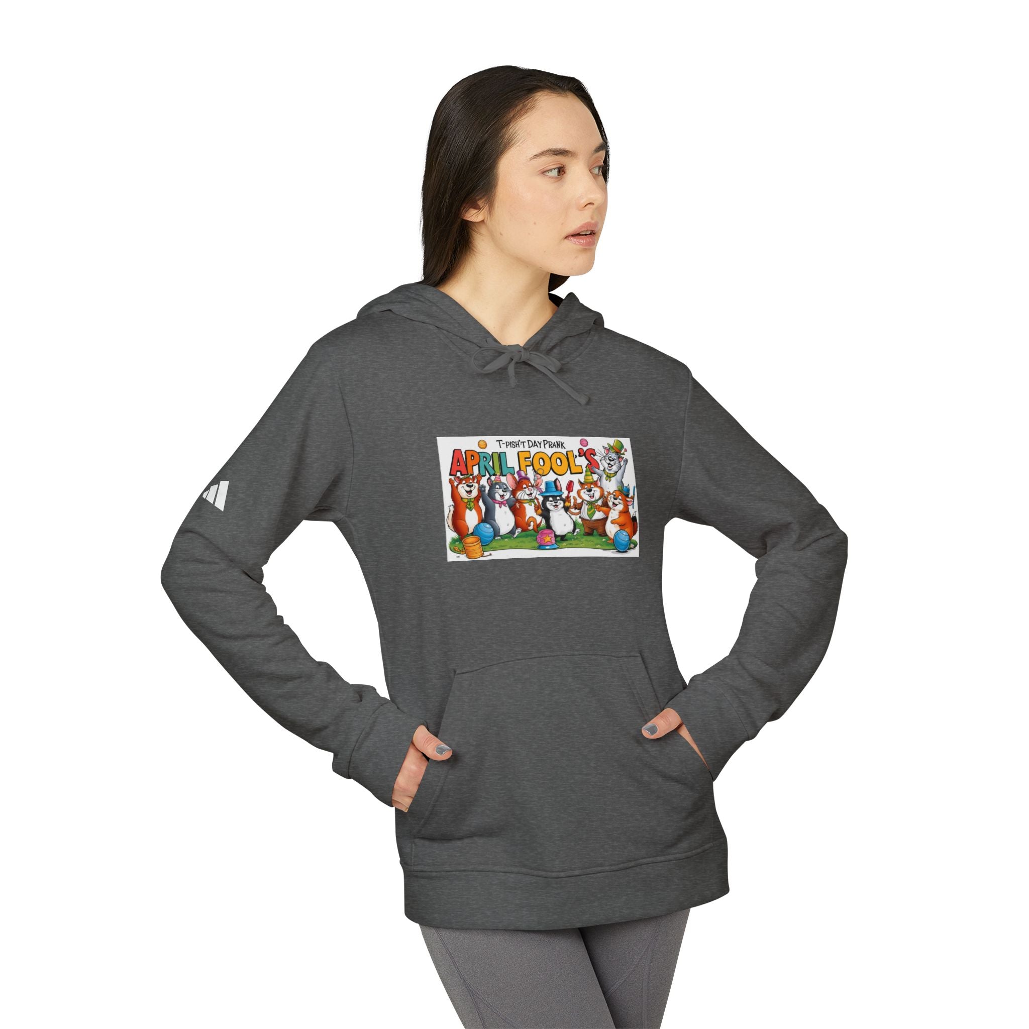 T-Pish'-T Day Prank Adidas Unisex Fleece Hoodie