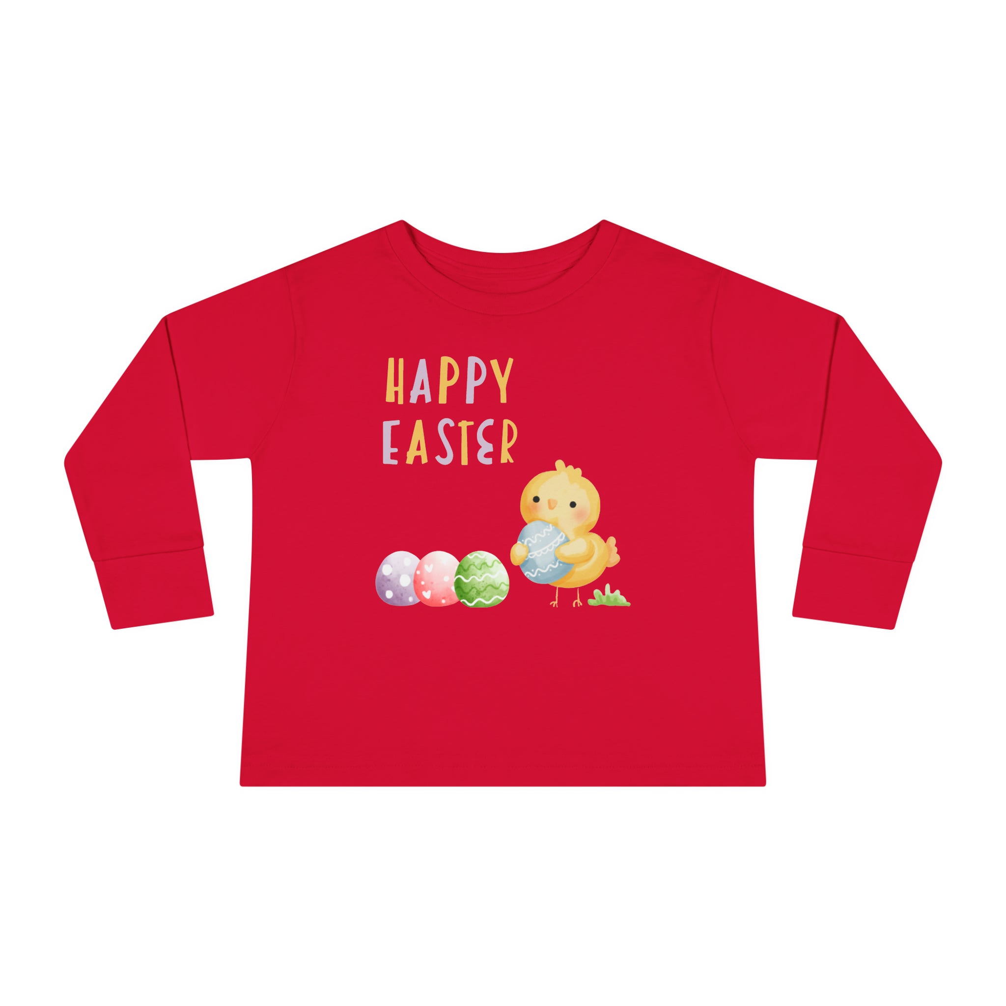 Wishing You A Happy Easter Toddler Long Sleeve Tee