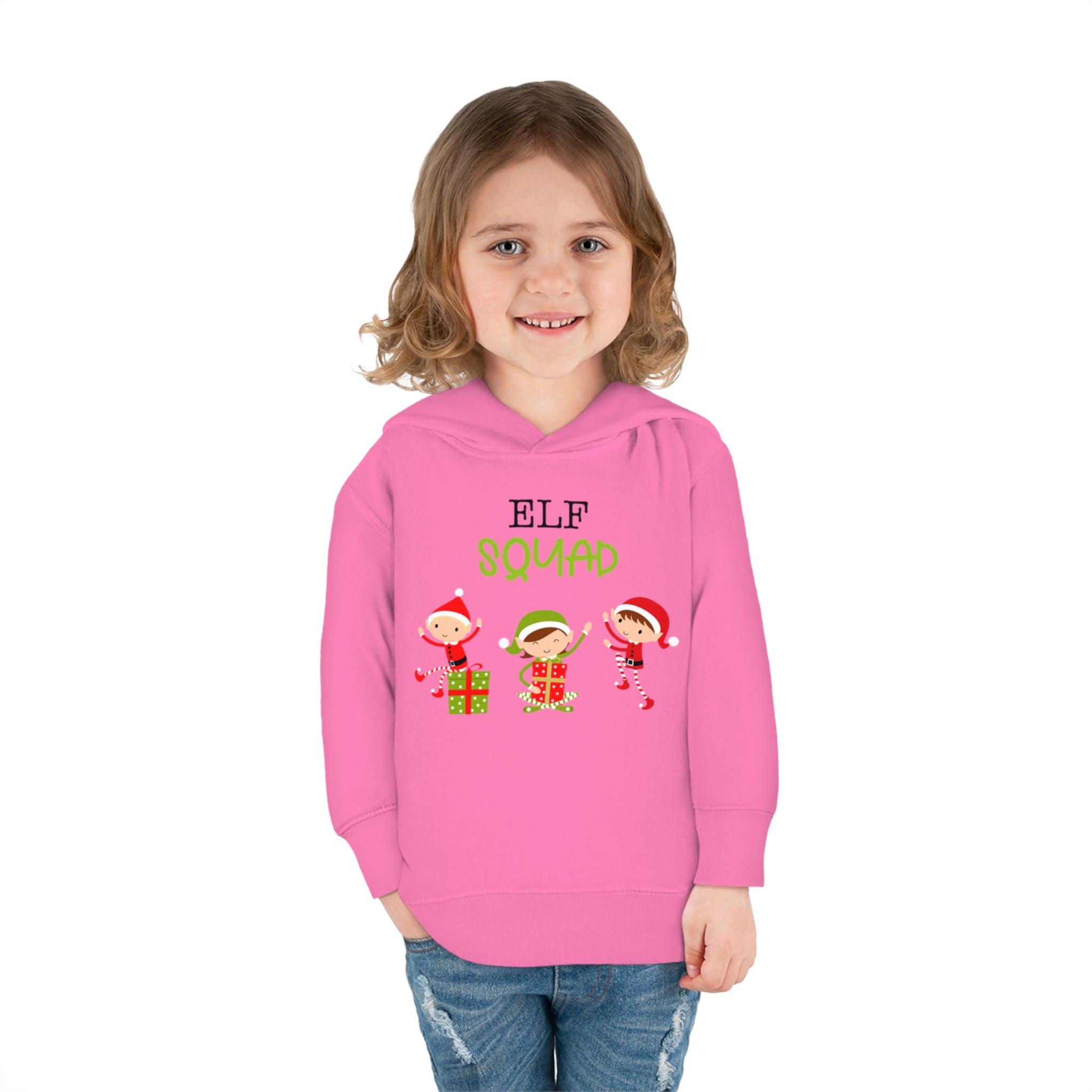 Elf Squad Toddler Pullover Fleece Hoodie