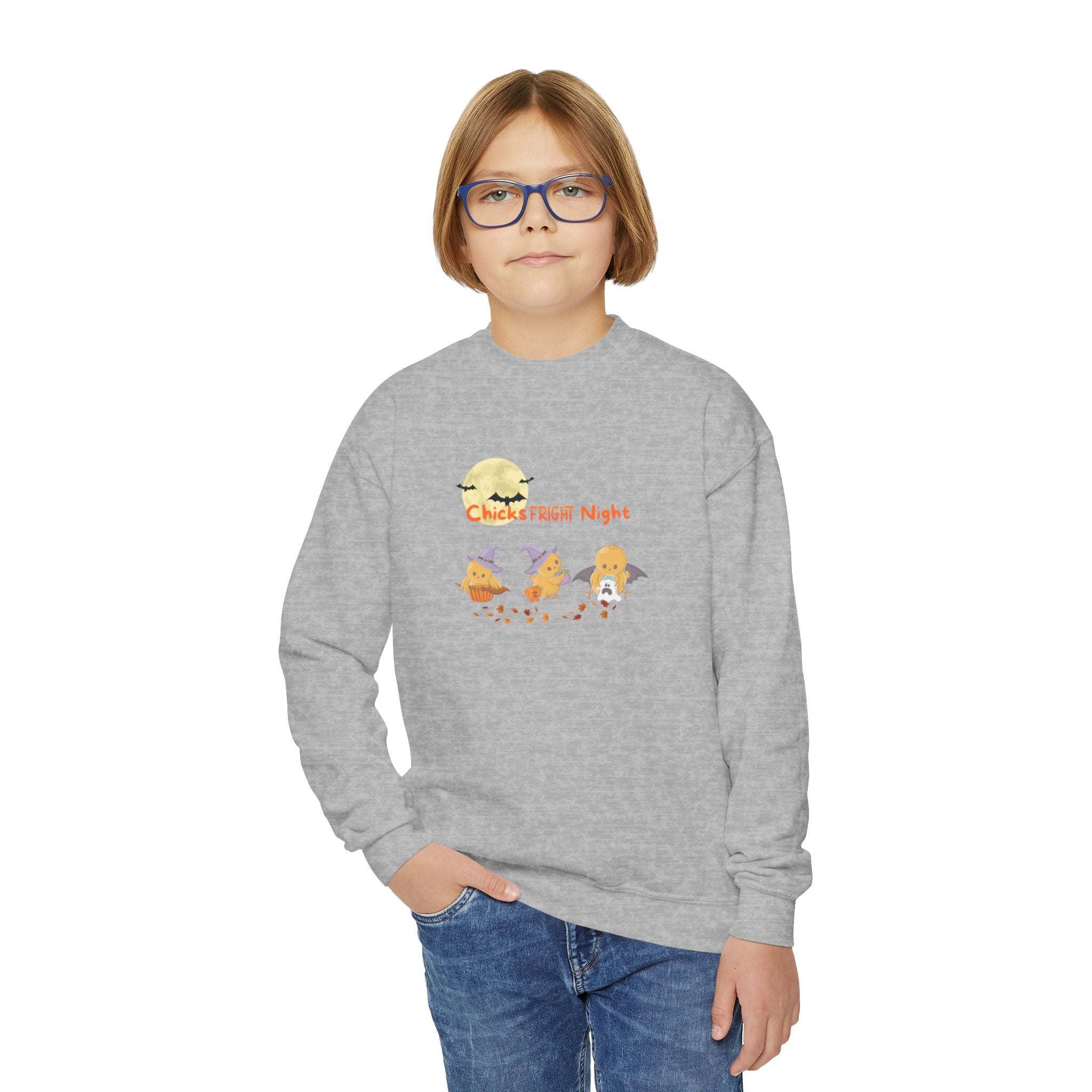 Chicks Fright Night Youth Crewneck Sweatshirt