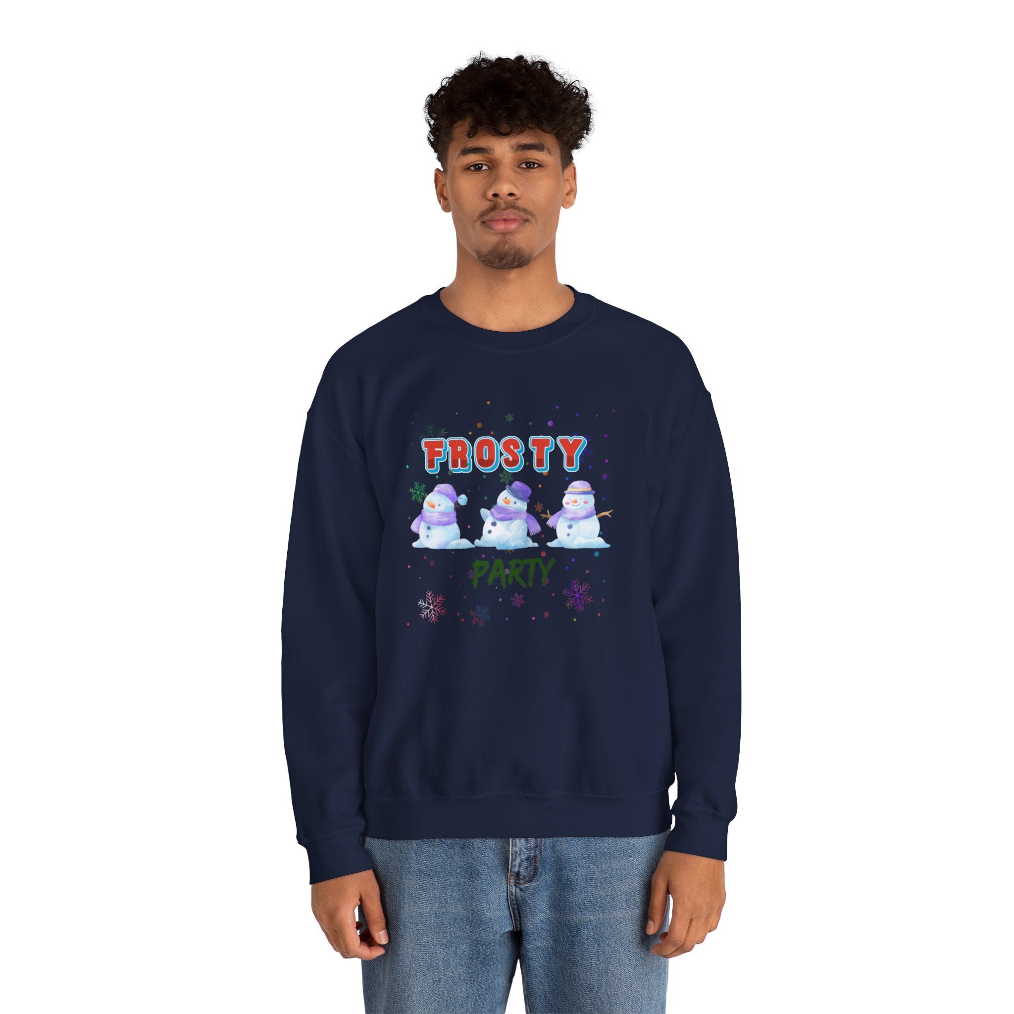 Frosty Party Unisex Heavy Blend™ Crewneck Sweatshirt