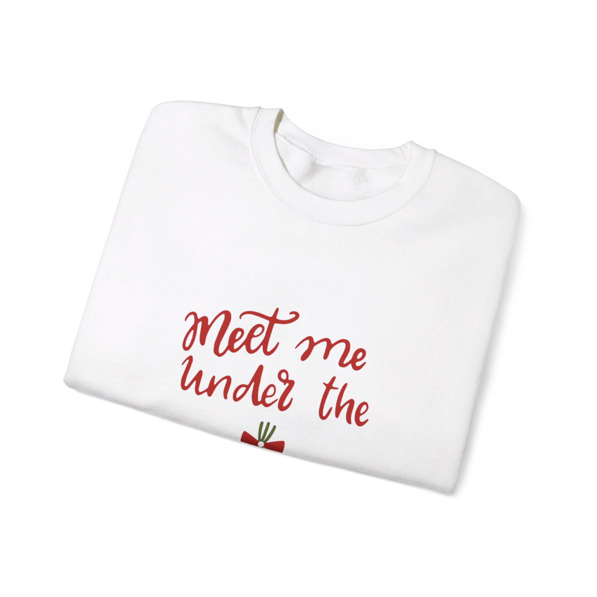 Meet Me Under The Mistletoe Unisex Heavy Blend™ Crewneck Sweatshirt