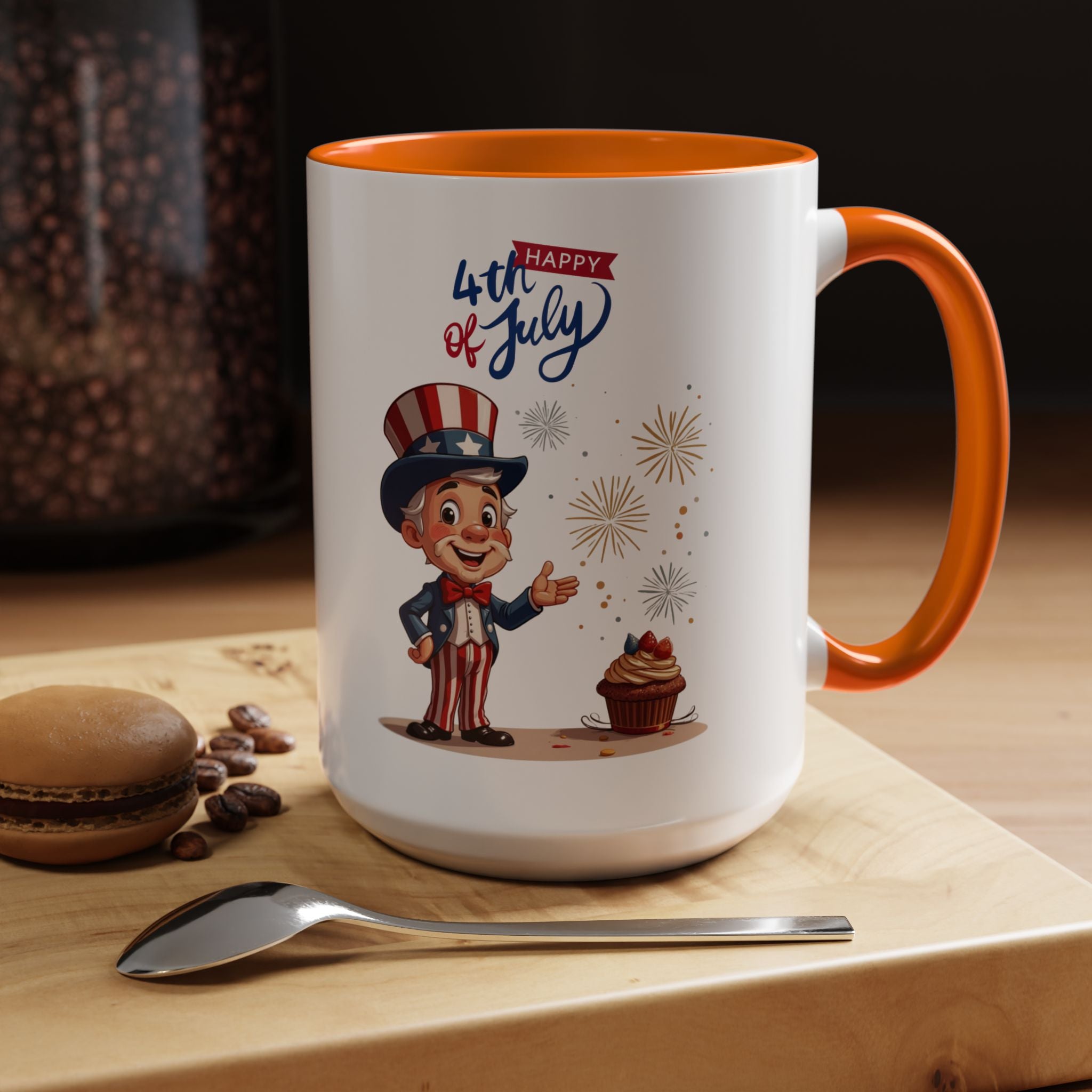 Uncle Sam Happy 4th of July Coffee Mug