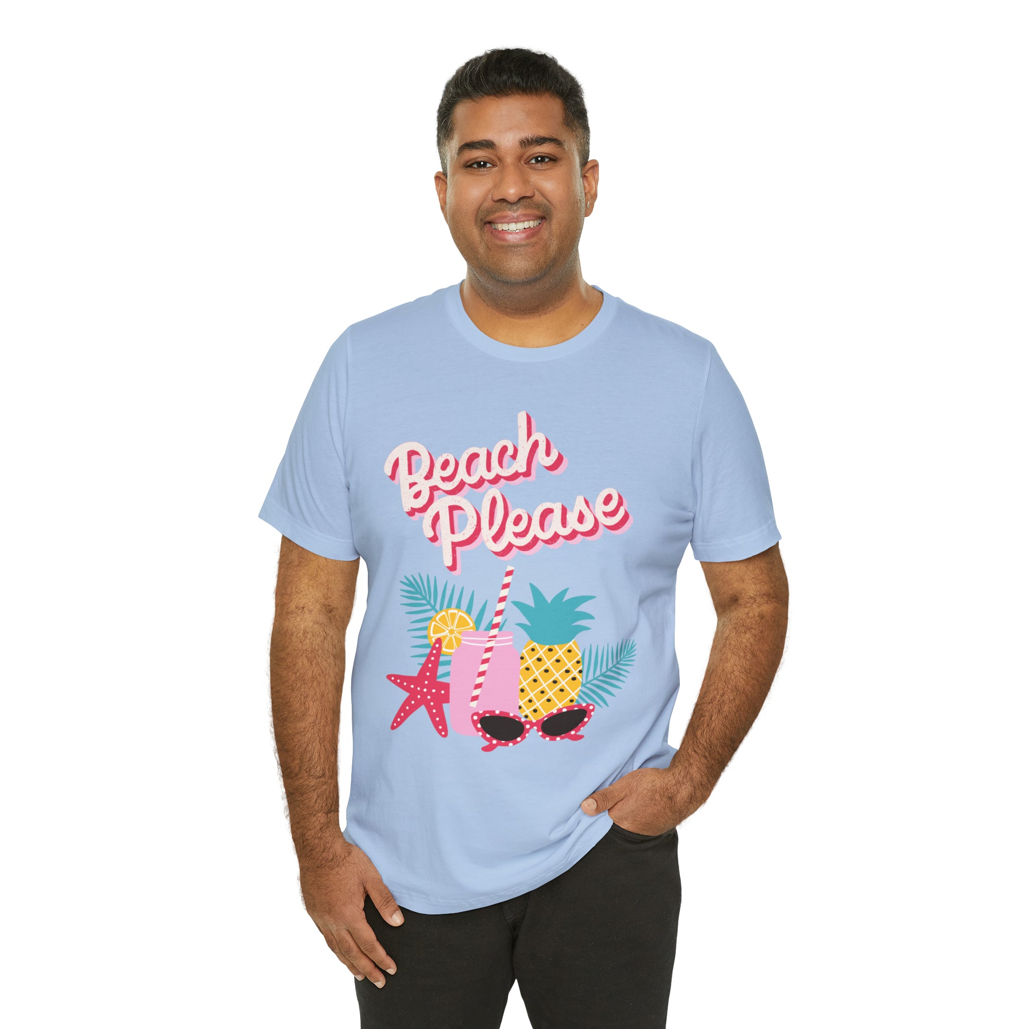 Beach Please Unisex Jersey Short Sleeve Tee