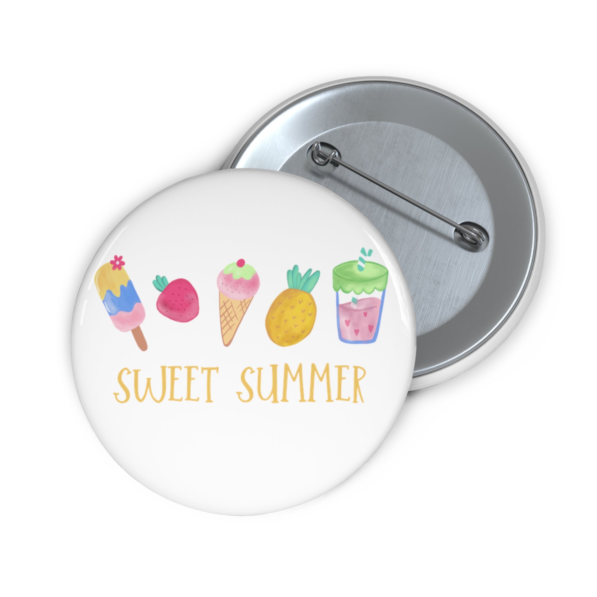Sweet Summer Pin Buttons