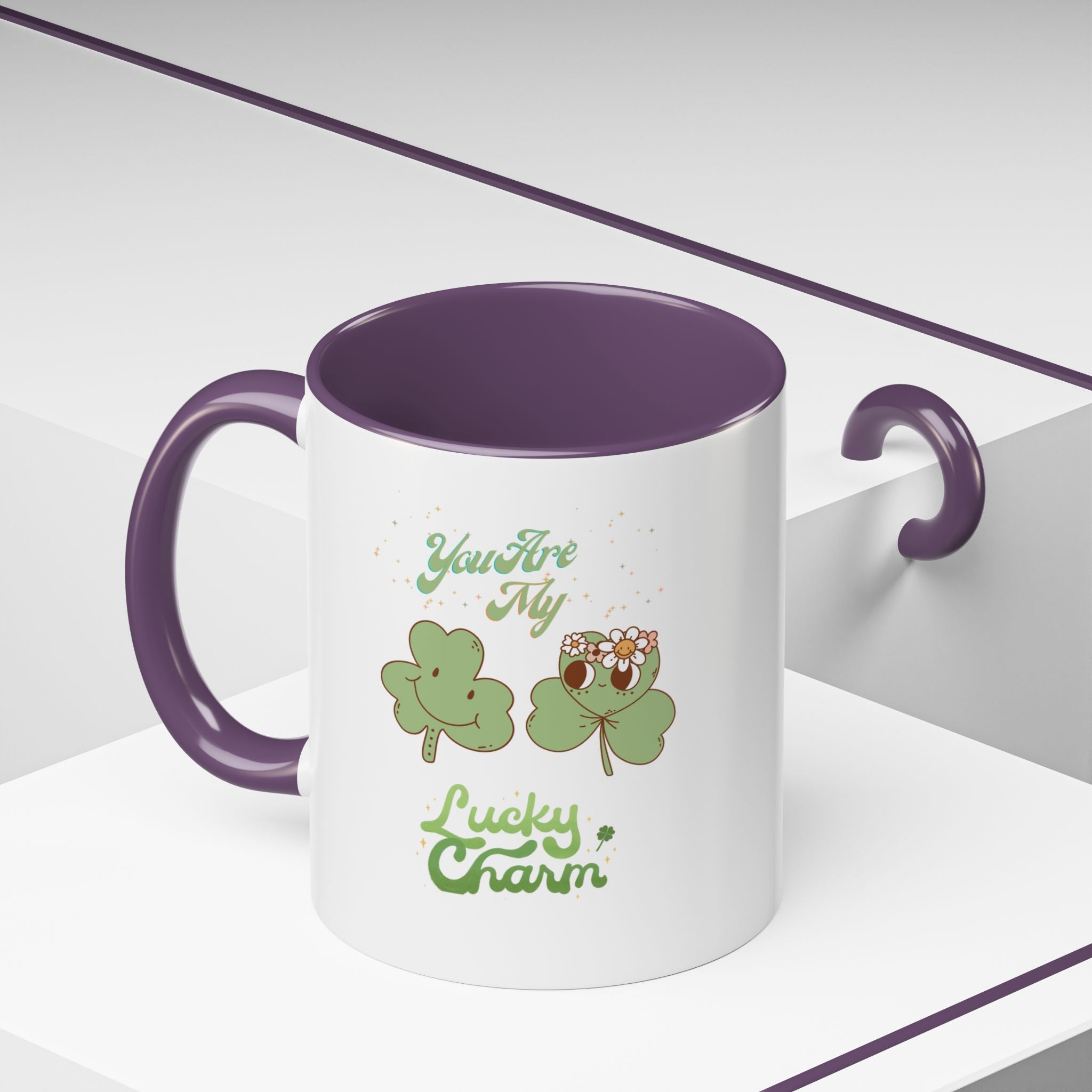 You're my Lucky Charm Accent Coffee Mug - St. Patrick's Day Gift