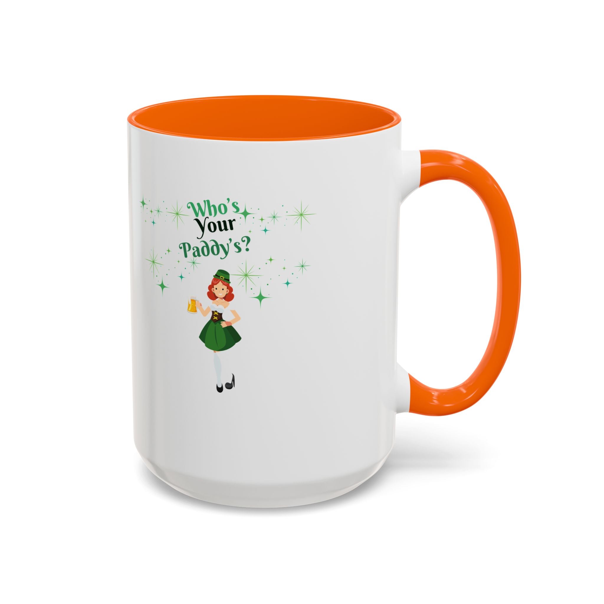 Who's Your Paddy's? Accent Coffee Mug
