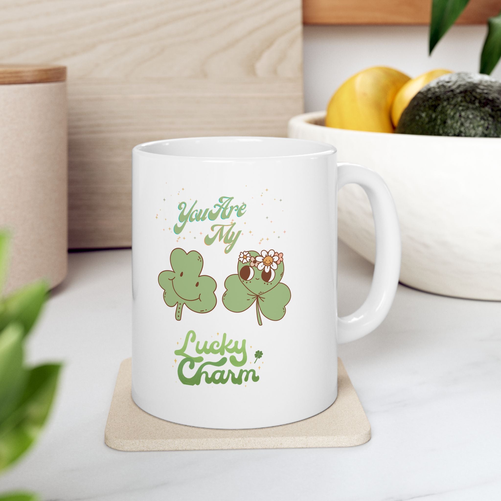 You're My Lucky Charm Ceramic Mug - Perfect for St. Patrick's Day Celebrations