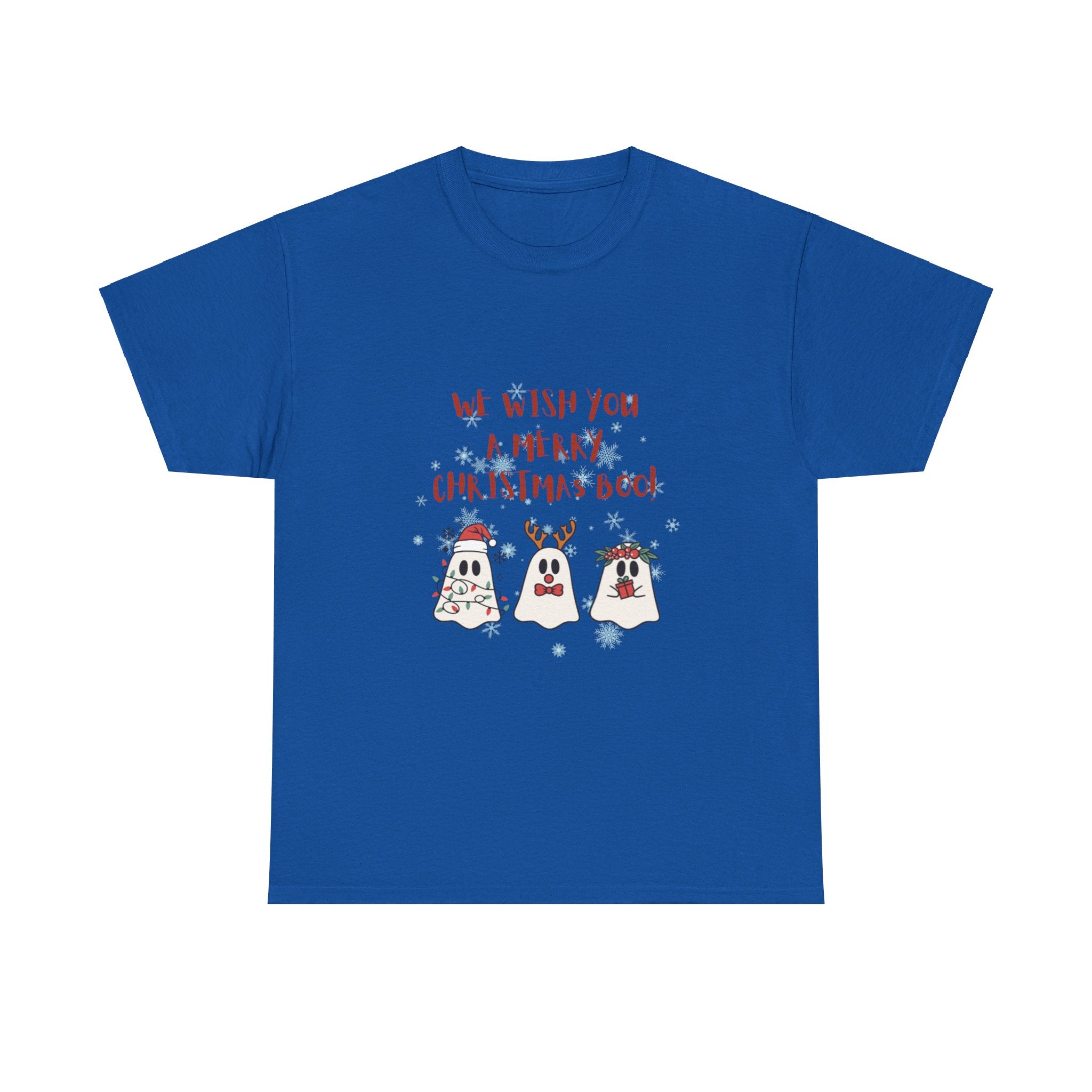 We Wish You A Merry Christmas Boo Unisex Heavy Cotton Tee